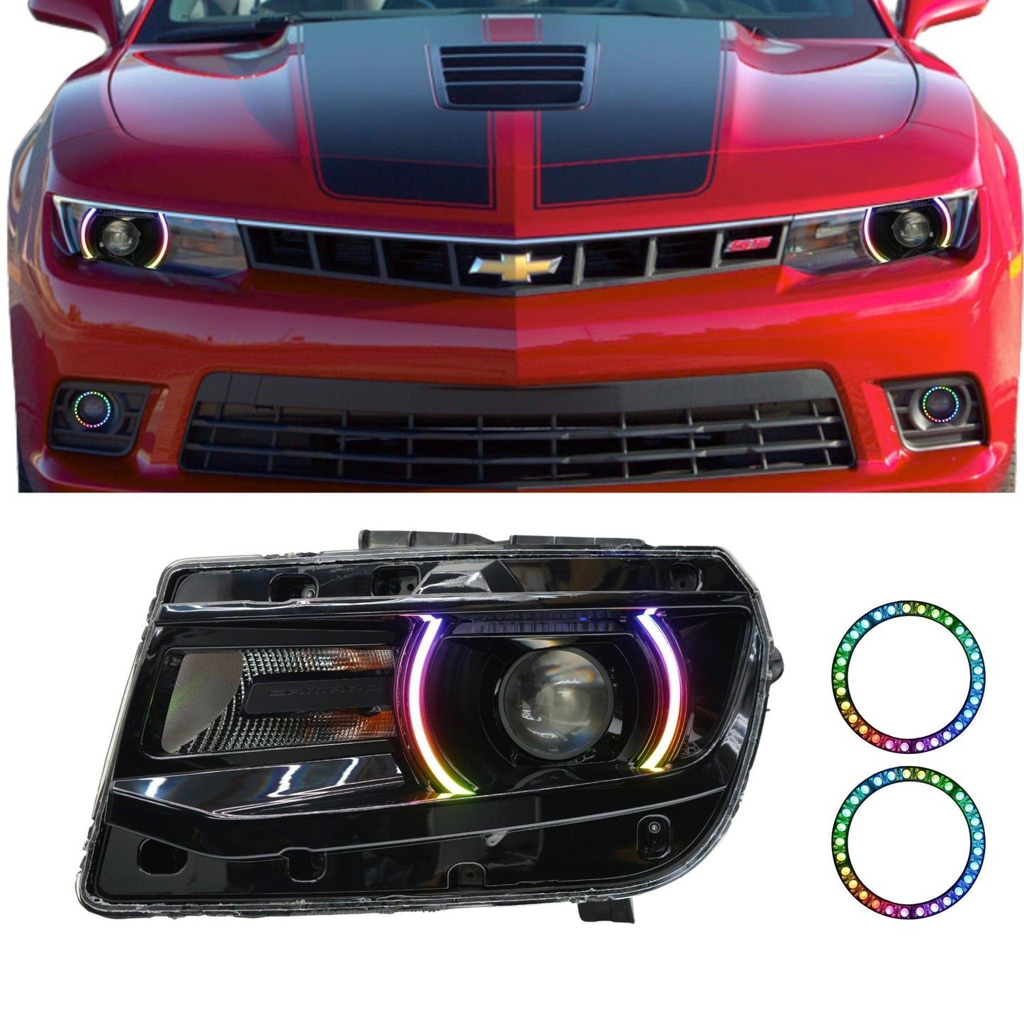Stay LIT - Chevrolet Camaro RS/SS Multicolor DRL Boards (2014-2015)