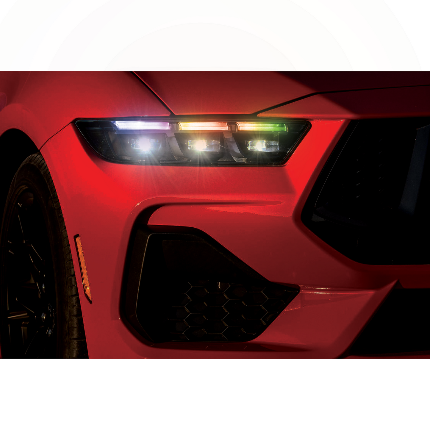 Stay LIT - Ford Mustang Multicolor Flow DRL Boards (2024+)