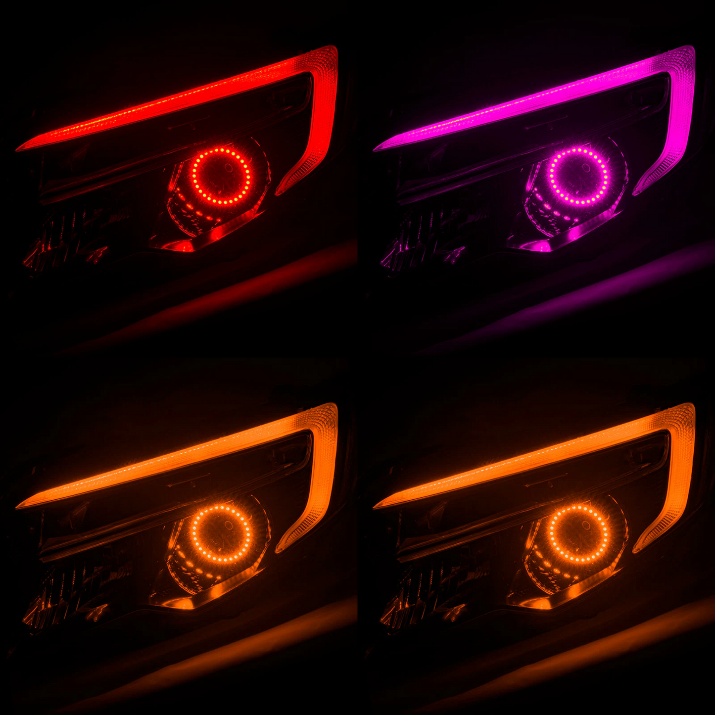 Stay LIT - Honda Pilot Flow Series/Color Chasing DRL Boards w/ Halos (2016-2018)