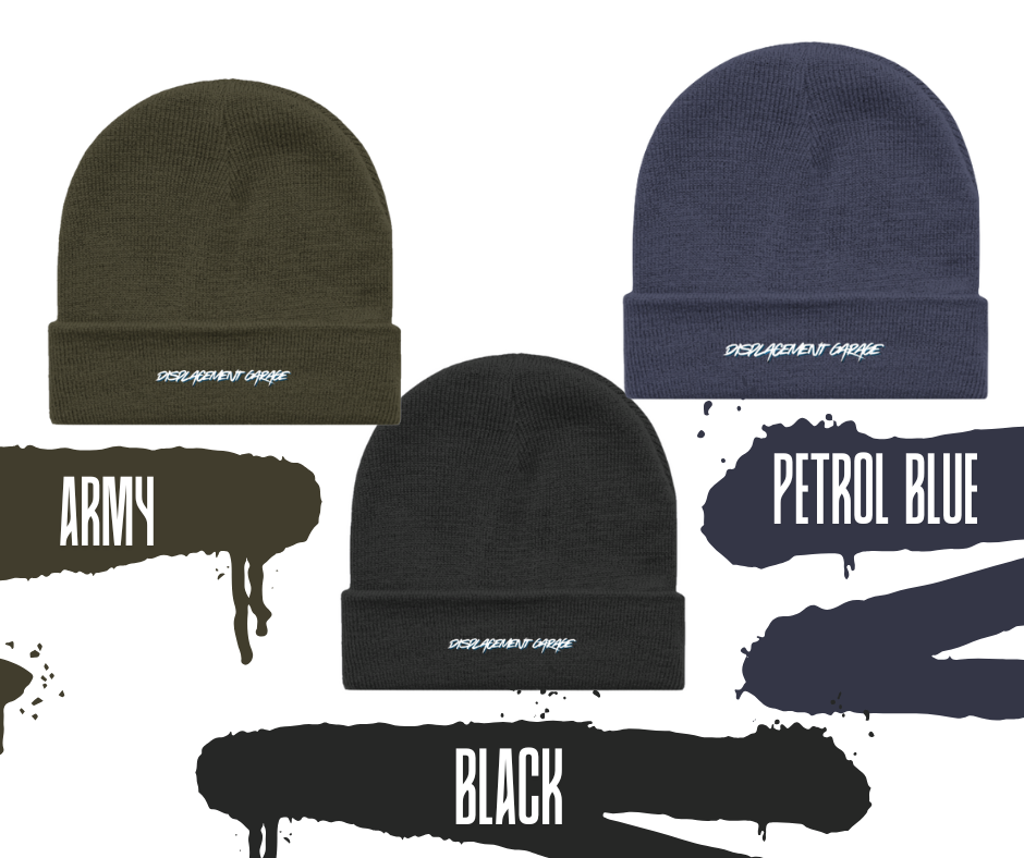 Street Racing Embroidered Cuff Beanie
