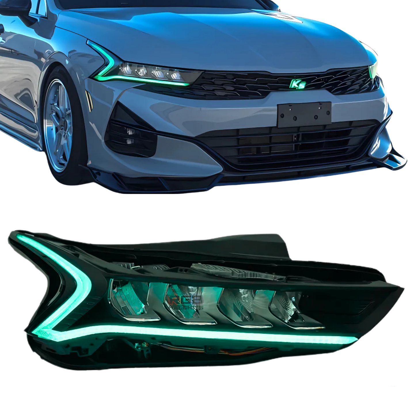 Stay LIT - Kia K5 Multicolor Flow DRL Boards (2021-2024)
