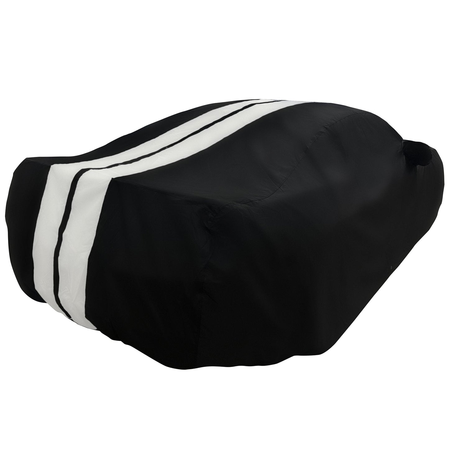 Ultraguard Plus Car Cover - Ford Mustang Ultraguard Plus Car Cover - 300D Indoor/Outdoor Protection - Black with Gray Stripes