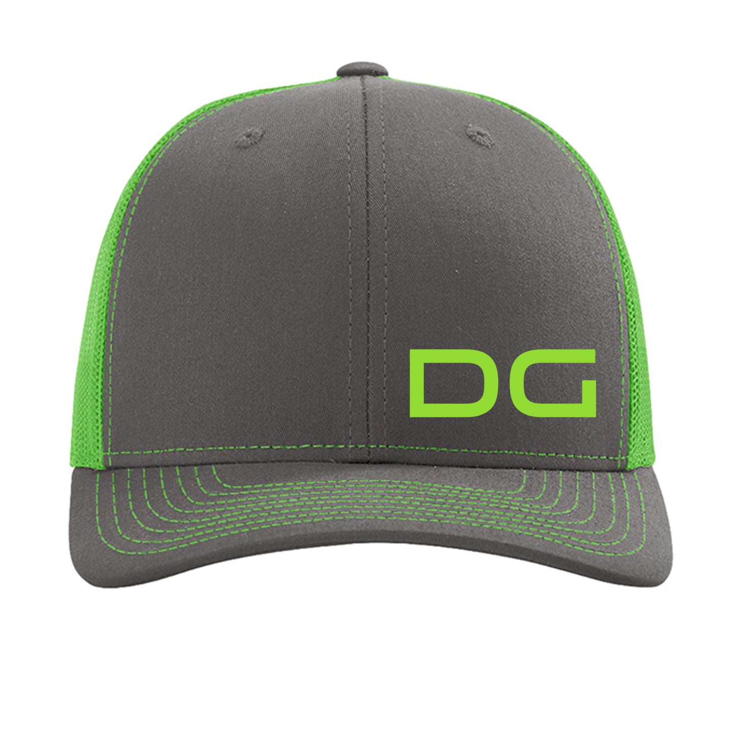 Charcoal/ Neon Green - 112 - FRONT