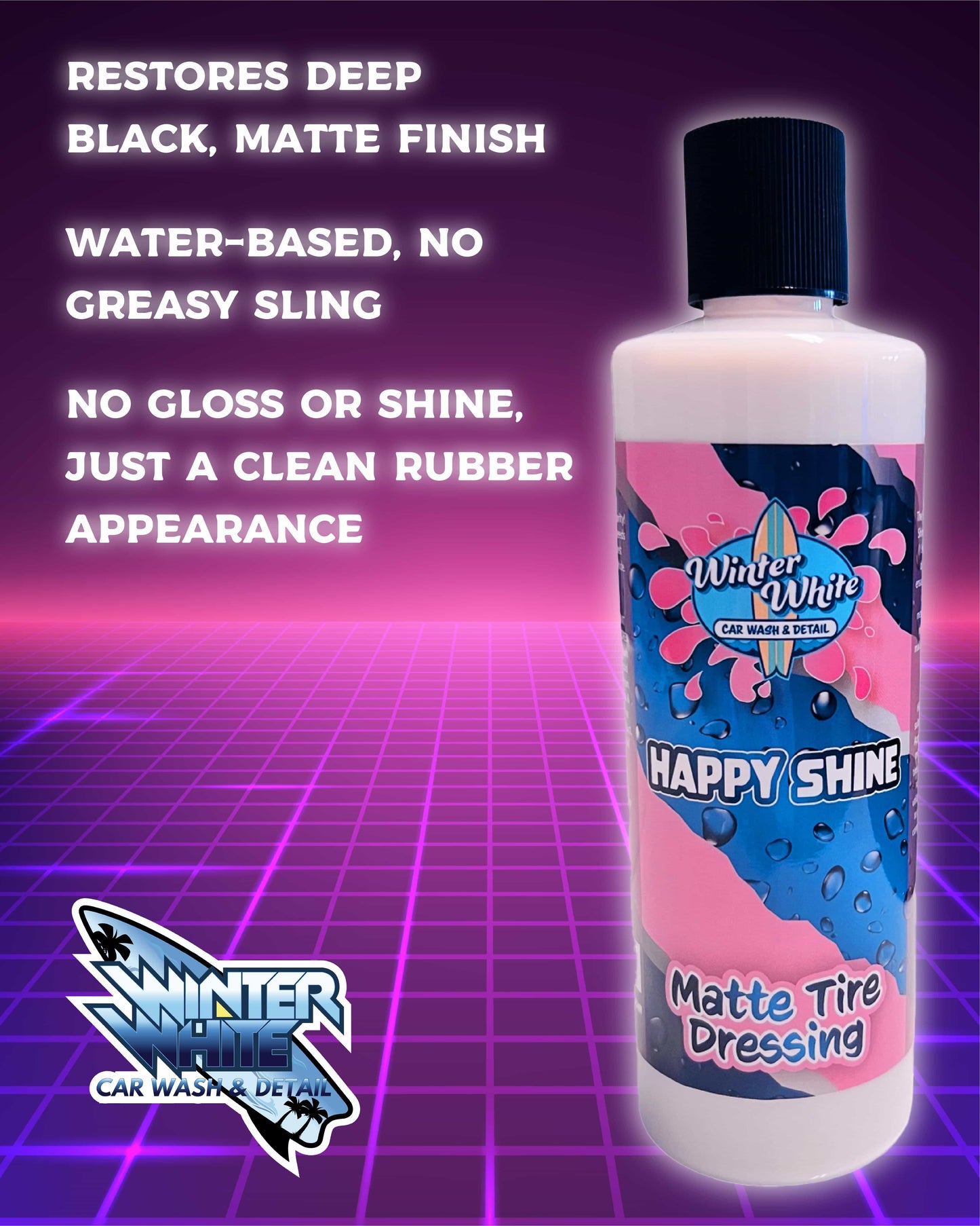 Detail - Happy Shine Matte Tire Dressing (16 fl oz)