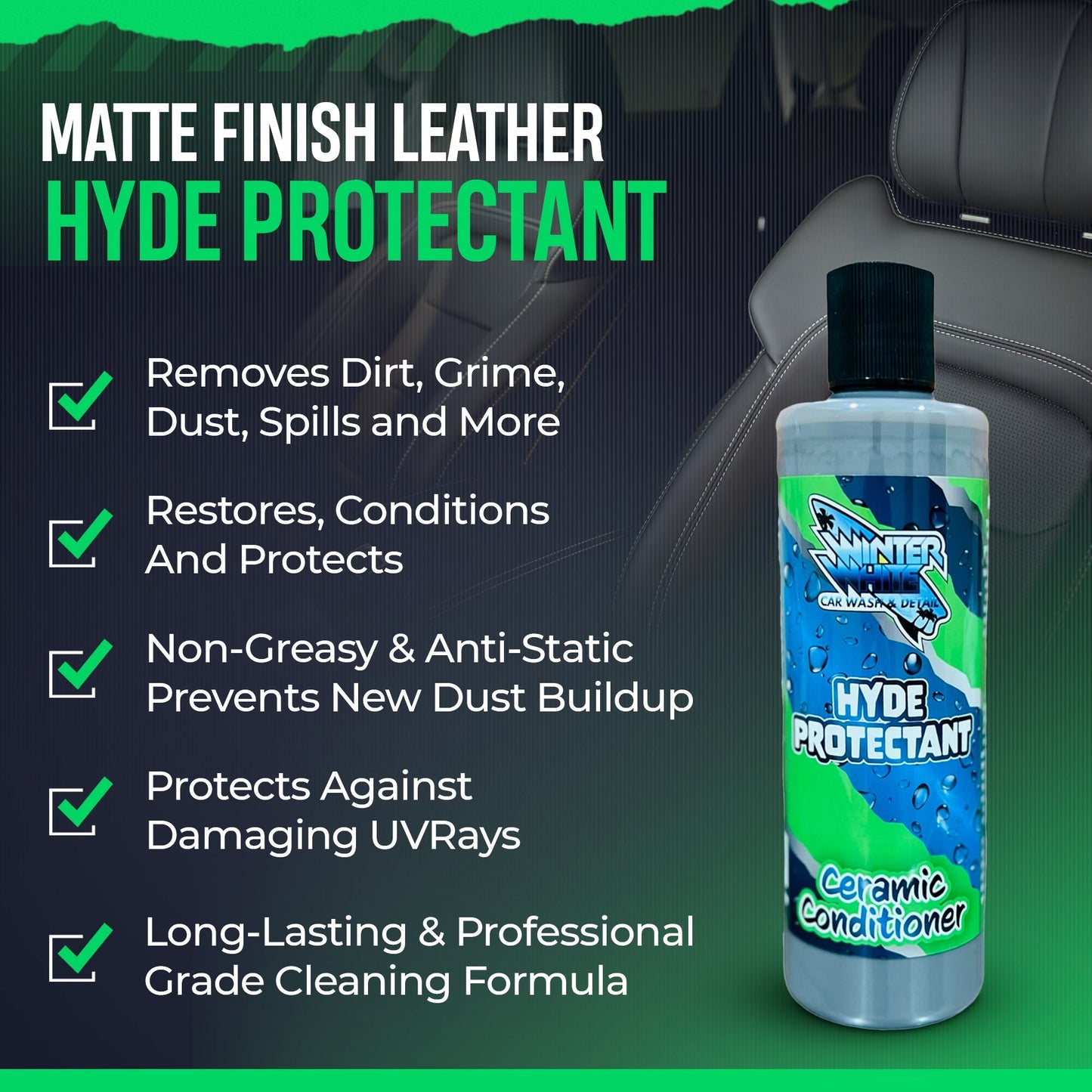 Detail - Car Wash & Detail Hyde Protectant Ceramic Conditioner (16 Fl oz)