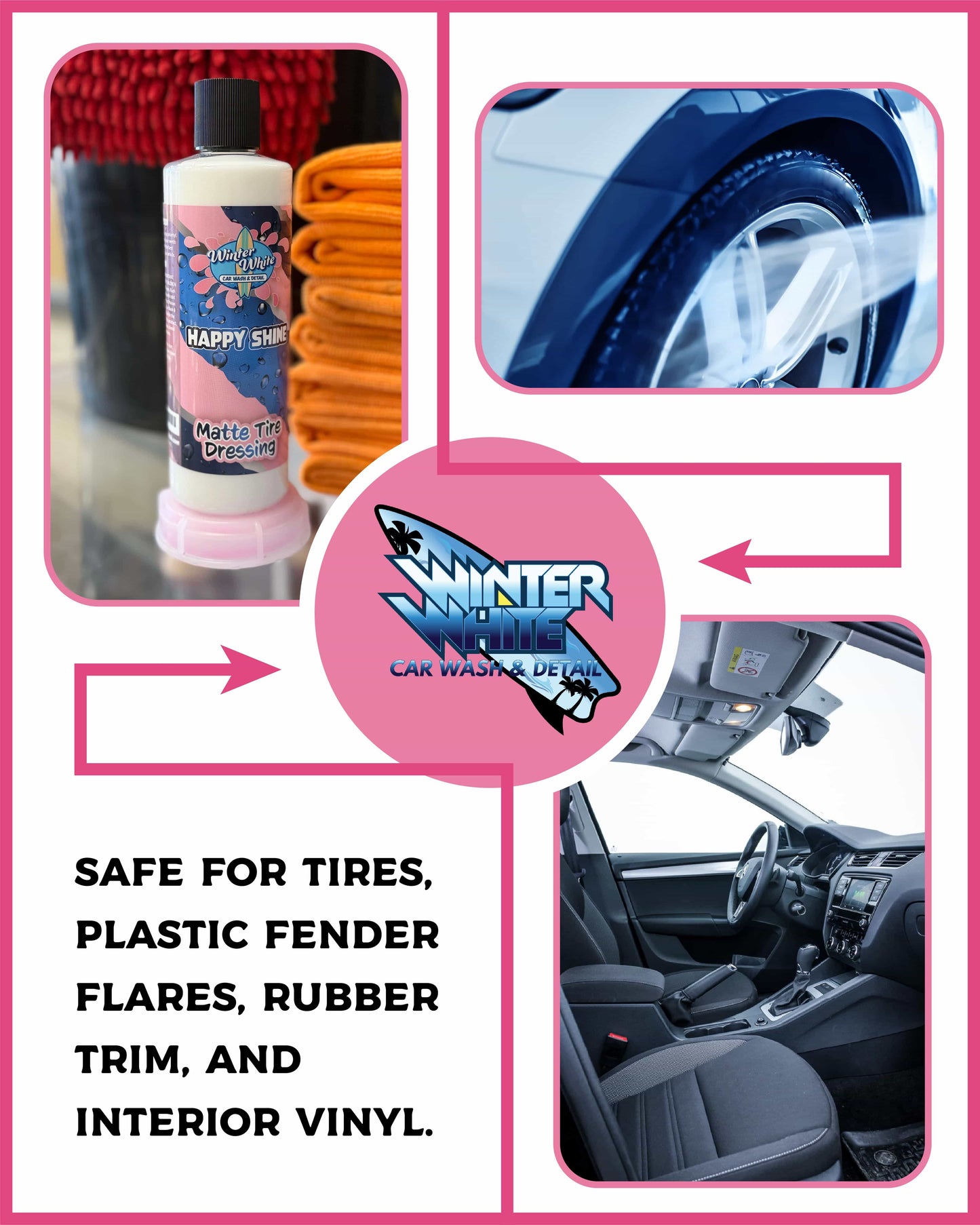 Detail - Happy Shine Matte Tire Dressing (16 fl oz)