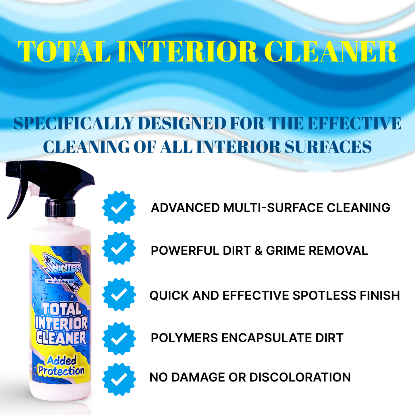 Detail - Total Interior Cleaner With Added Protection (16 Fl oz)