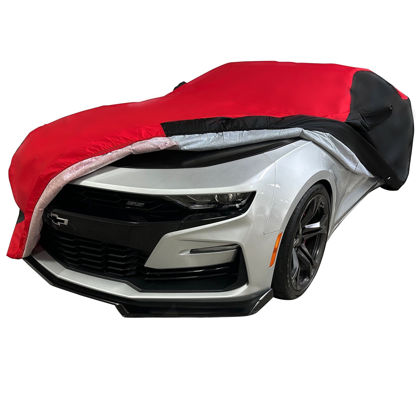 Ultraguard Plus Car Cover -  2010-2024 Camaro Ultraguard Plus Car Cover - 300D Indoor/Outdoor Protection - Red/Black