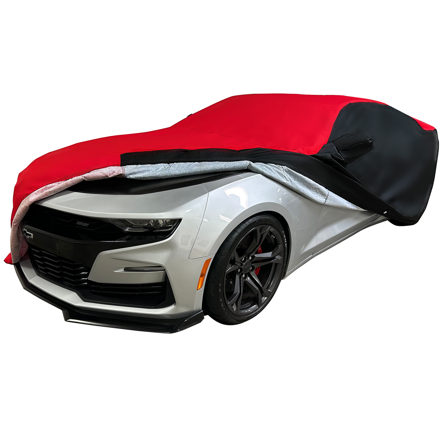 Ultraguard Plus Car Cover -  2010-2024 Camaro Ultraguard Plus Car Cover - 300D Indoor/Outdoor Protection - Red/Black