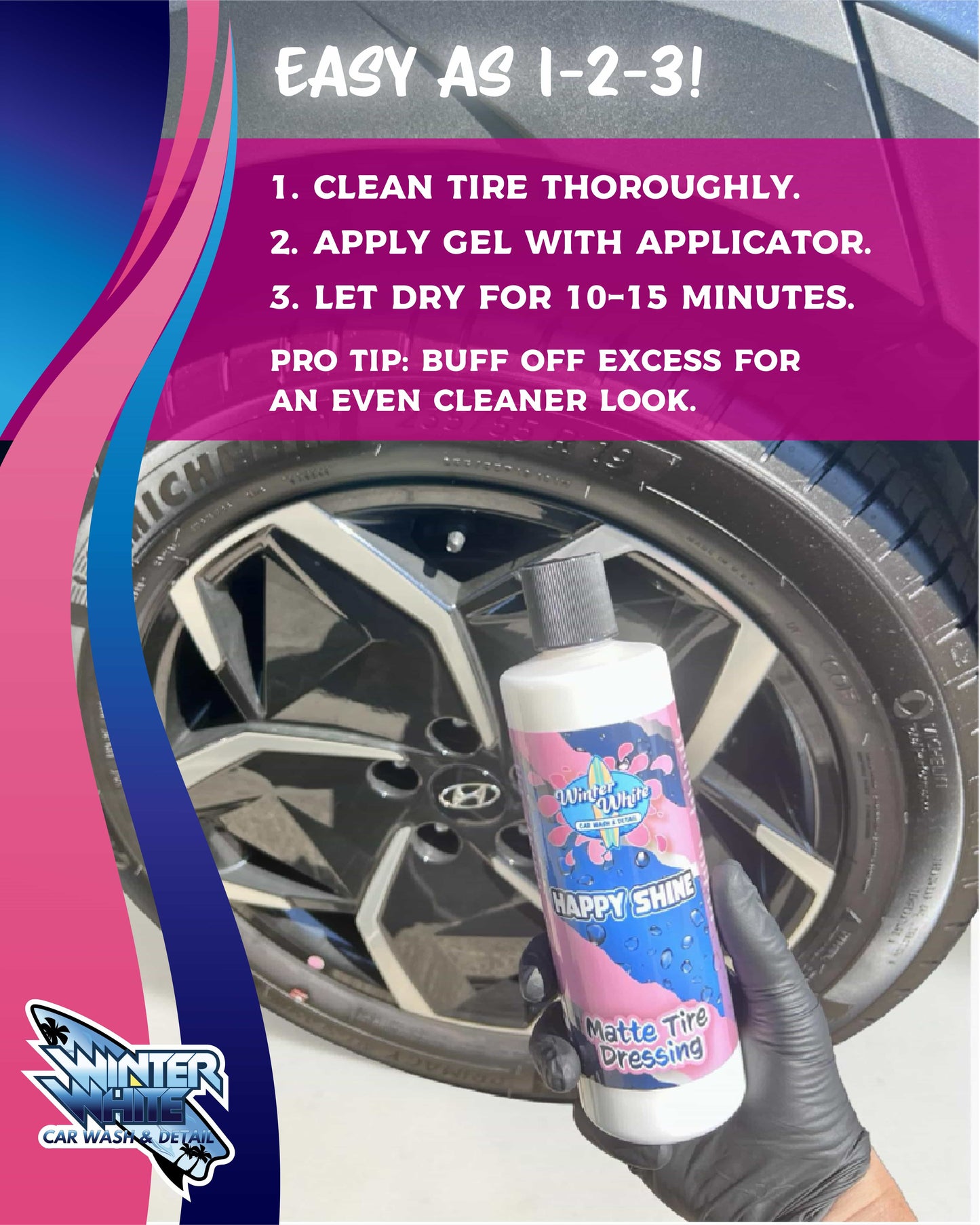 Detail - Happy Shine Matte Tire Dressing (16 fl oz)