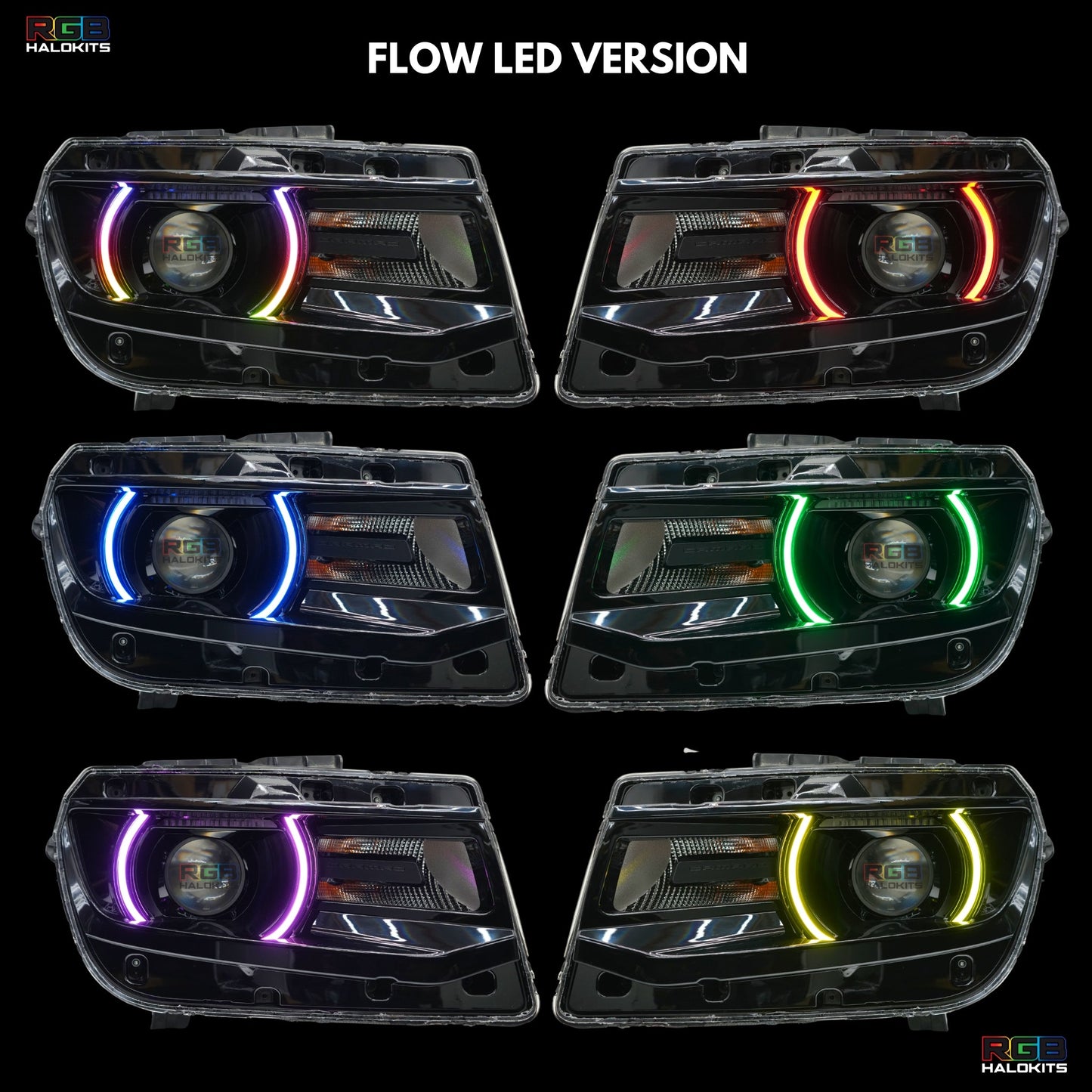 Stay LIT - Chevrolet Camaro RS/SS Multicolor DRL Boards (2014-2015)