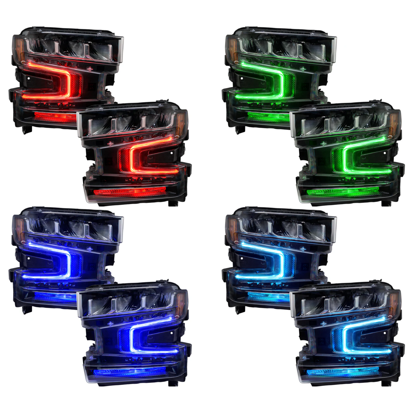 Stay LIT - Chevrolet Silverado 1500 RGBW DRL Boards (2019-2022)