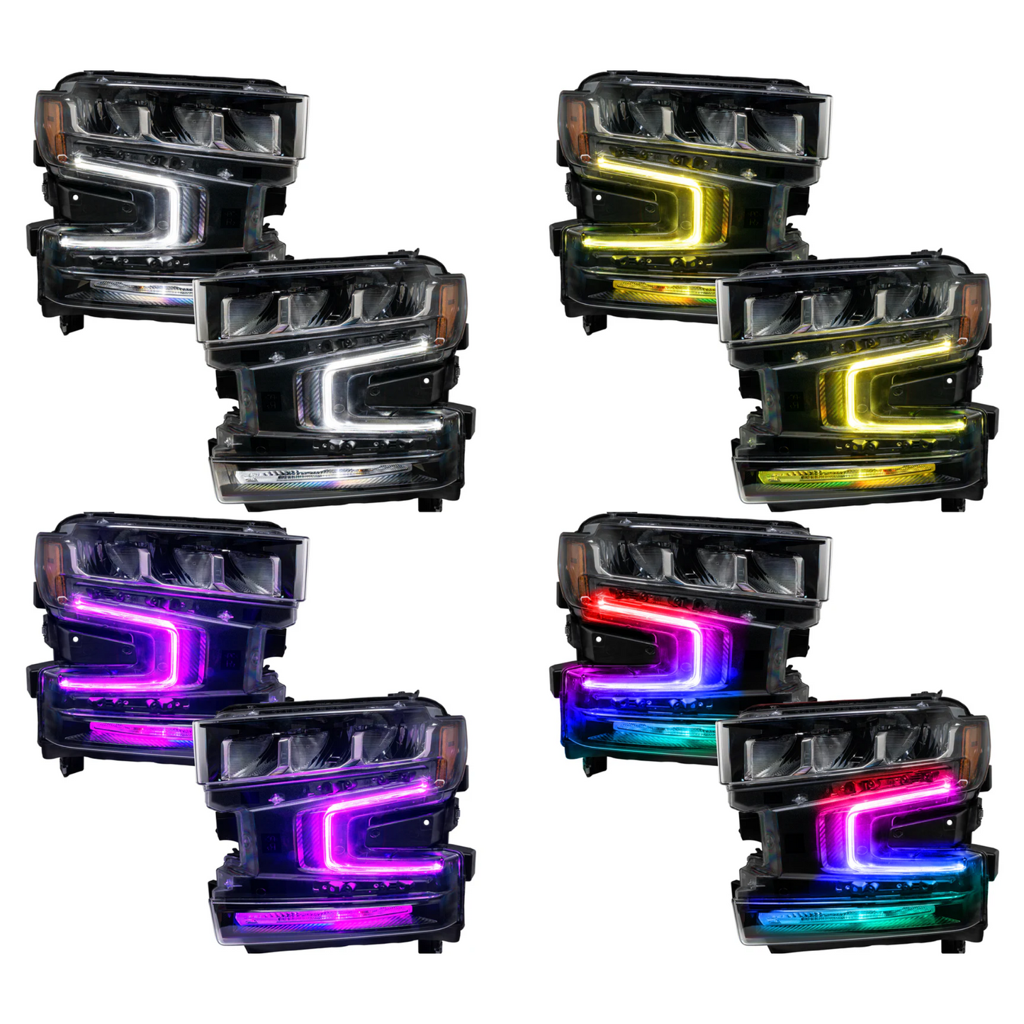 Stay LIT - Chevrolet Silverado 1500 RGBW DRL Boards (2019-2022)