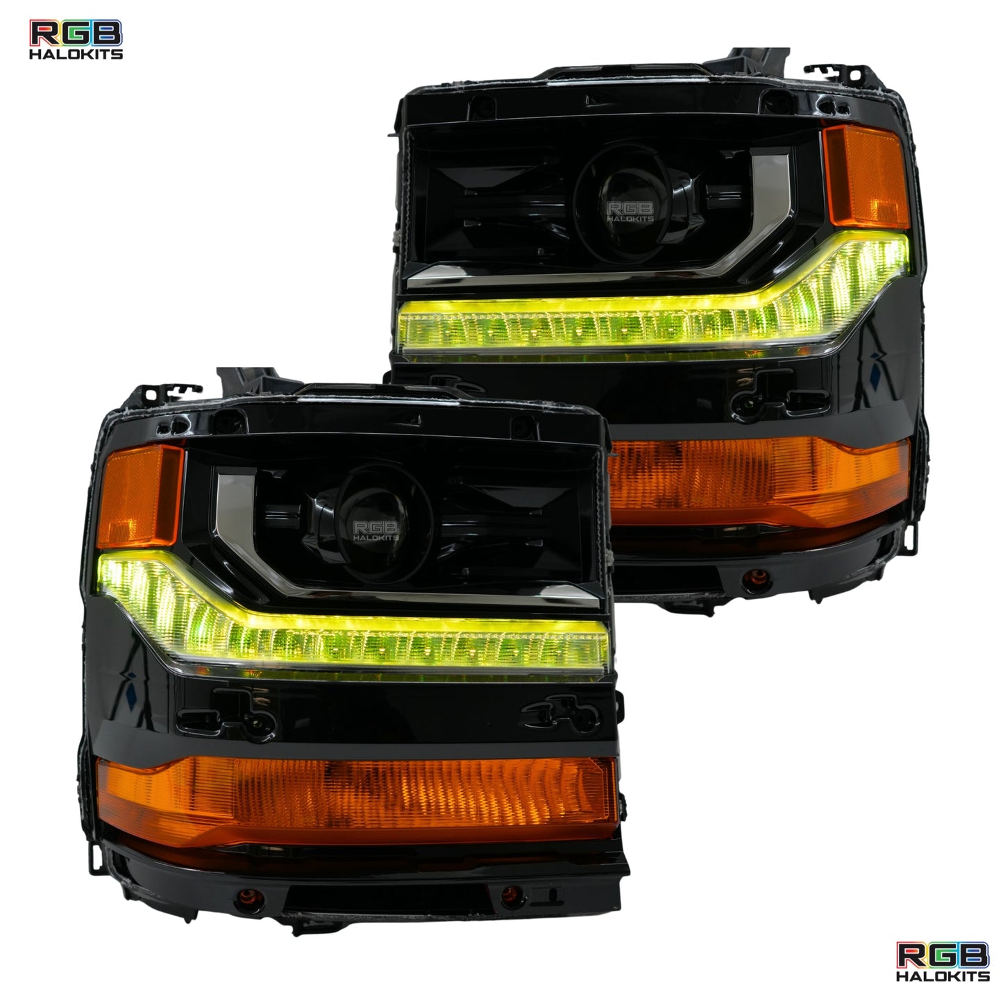 Stay LIT - Chevrolet Silverado Multicolor Flow Series DRL Boards (2016-2018)
