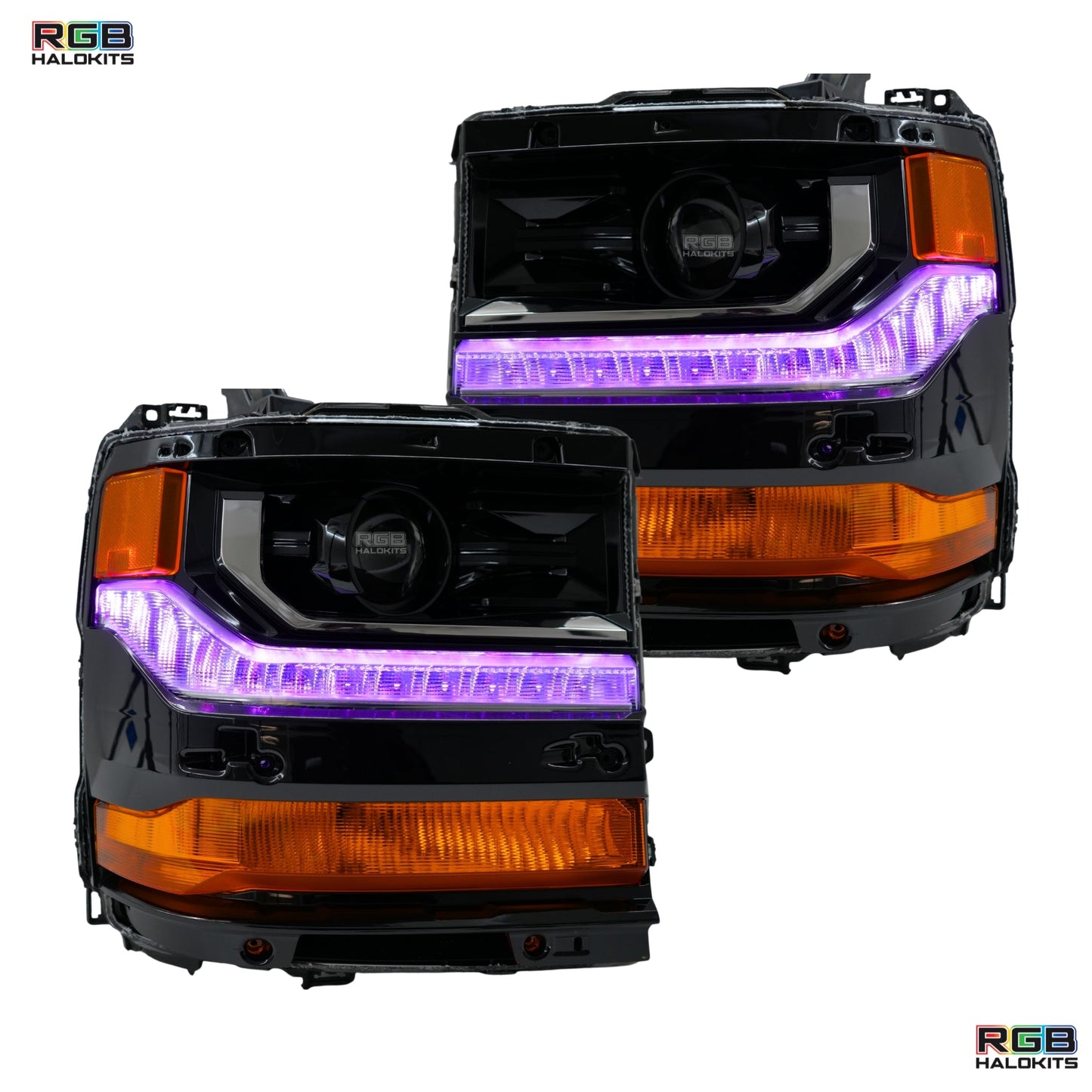 Stay LIT - Chevrolet Silverado Multicolor Flow Series DRL Boards (2016-2018)
