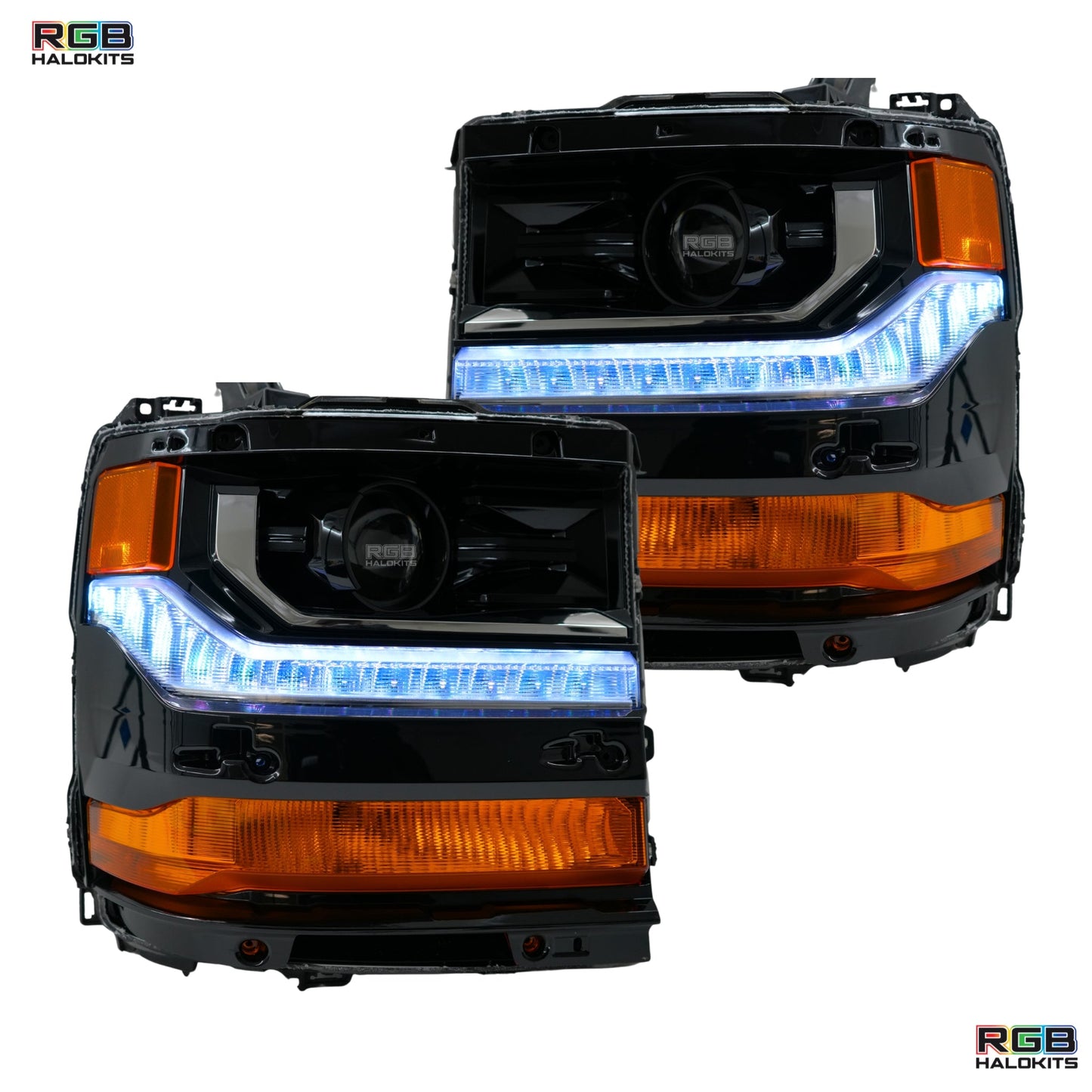 Stay LIT - Chevrolet Silverado Multicolor Flow Series DRL Boards (2016-2018)