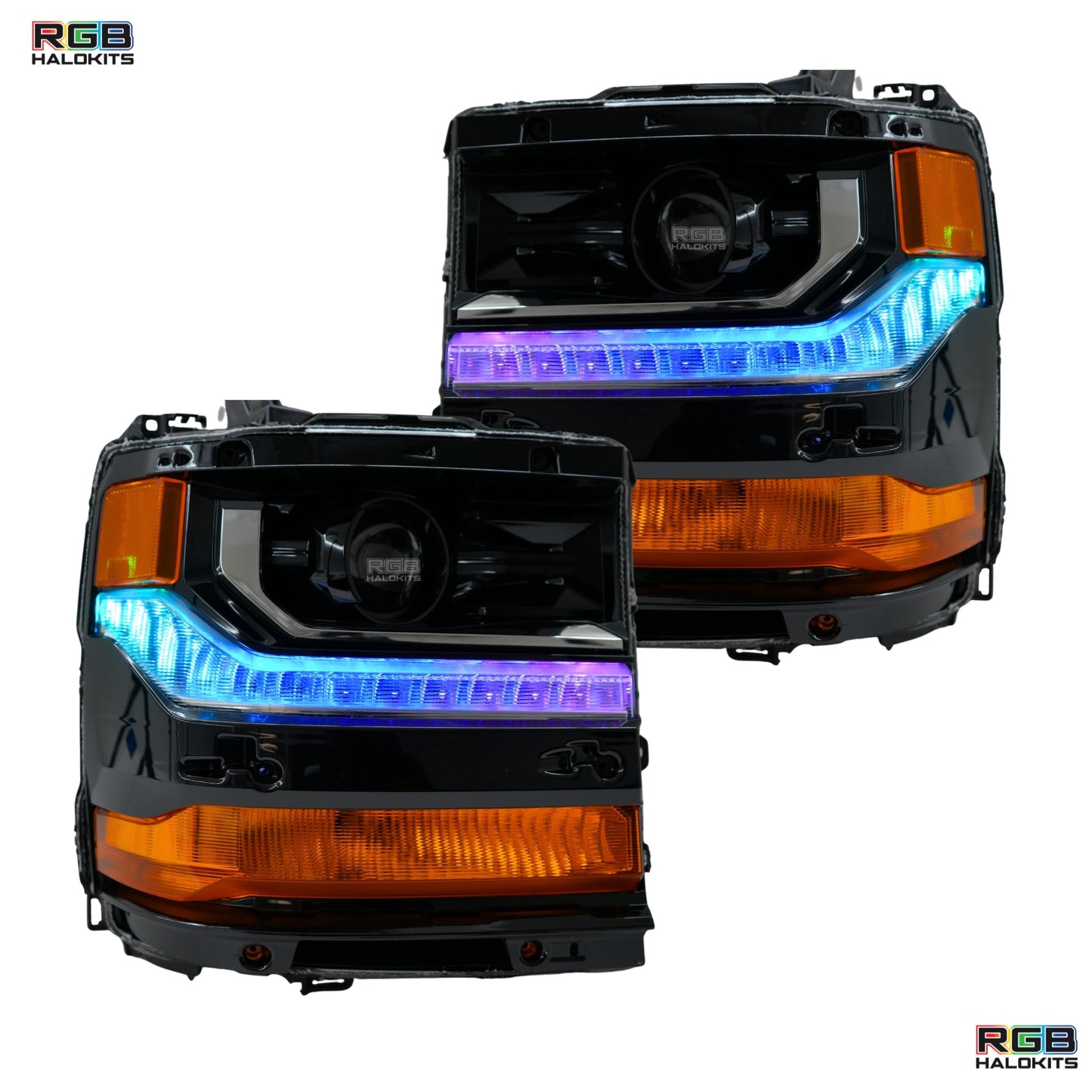 Stay LIT - Chevrolet Silverado Multicolor Flow Series DRL Boards (2016-2018)