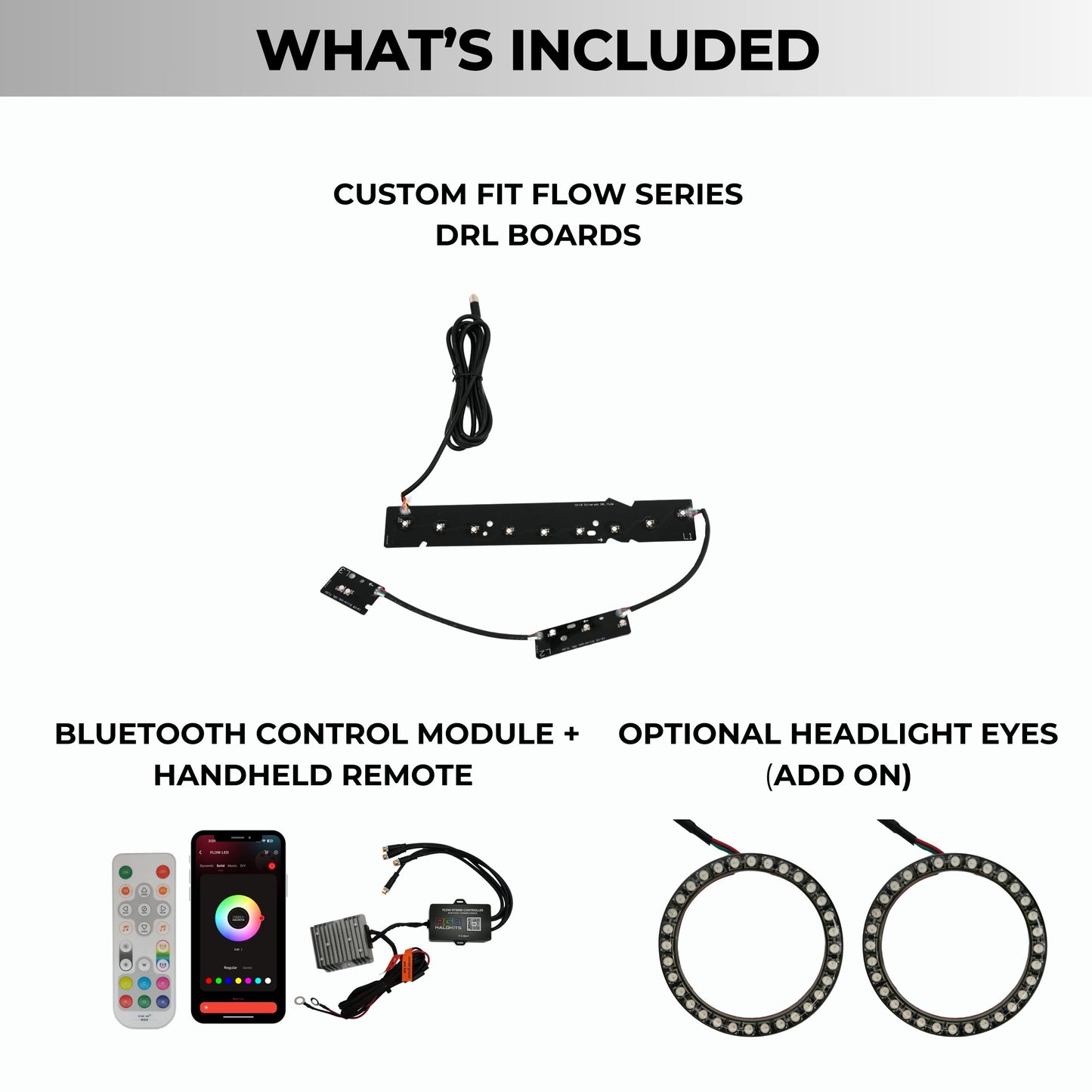 Stay LIT - Chevrolet Silverado Multicolor Flow Series DRL Boards (2016-2018)