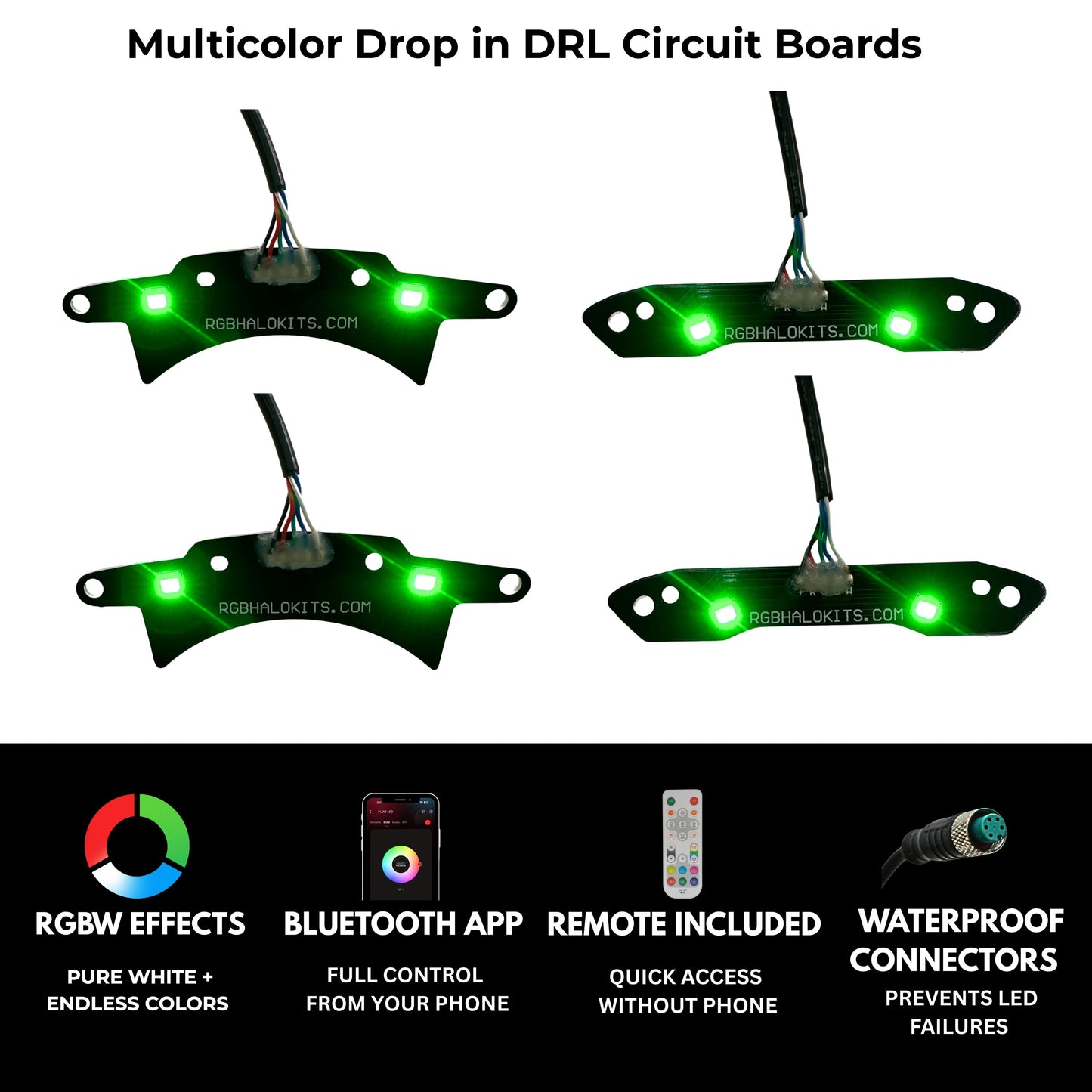 Stay LIT - Dodge Challenger RGBW DRL Boards (2015-2023)