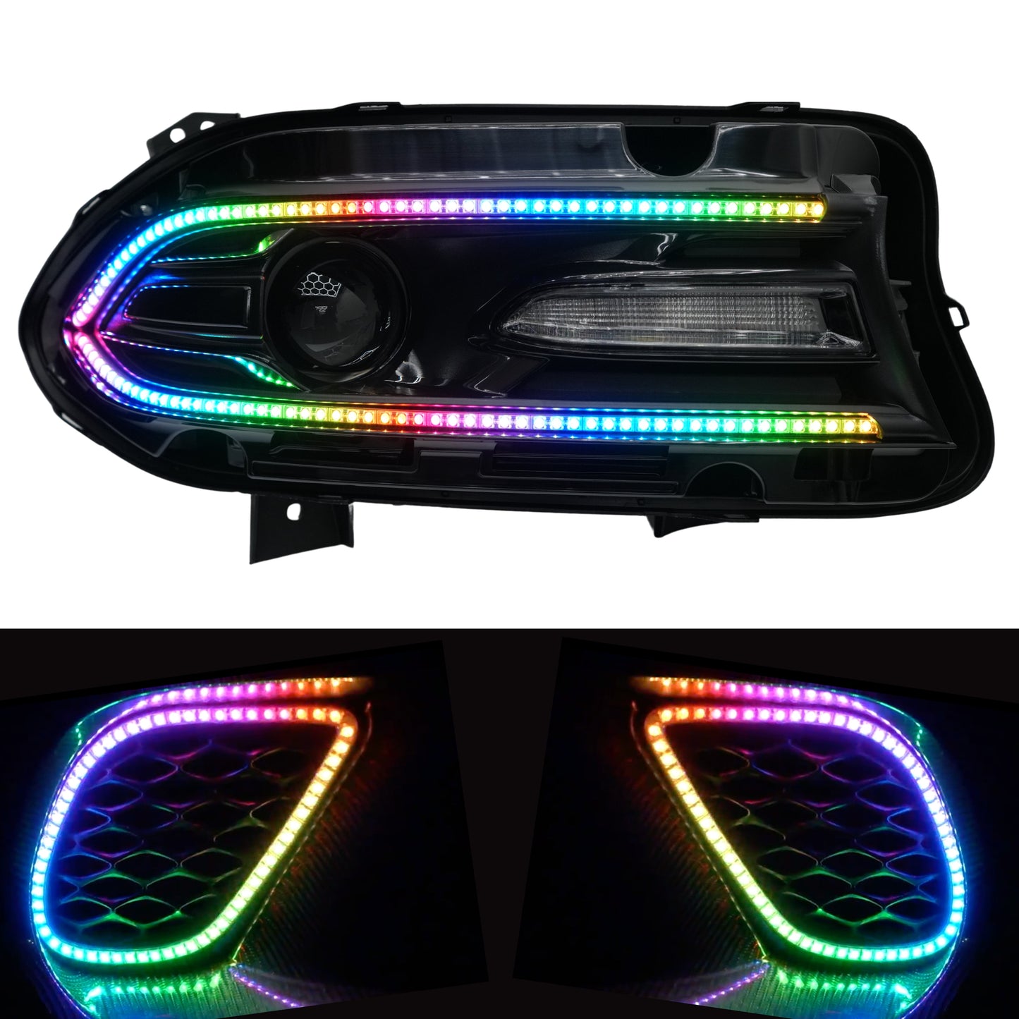 Stay LIT - Dodge Charger Flow Series DRL Boards (2015-2023)