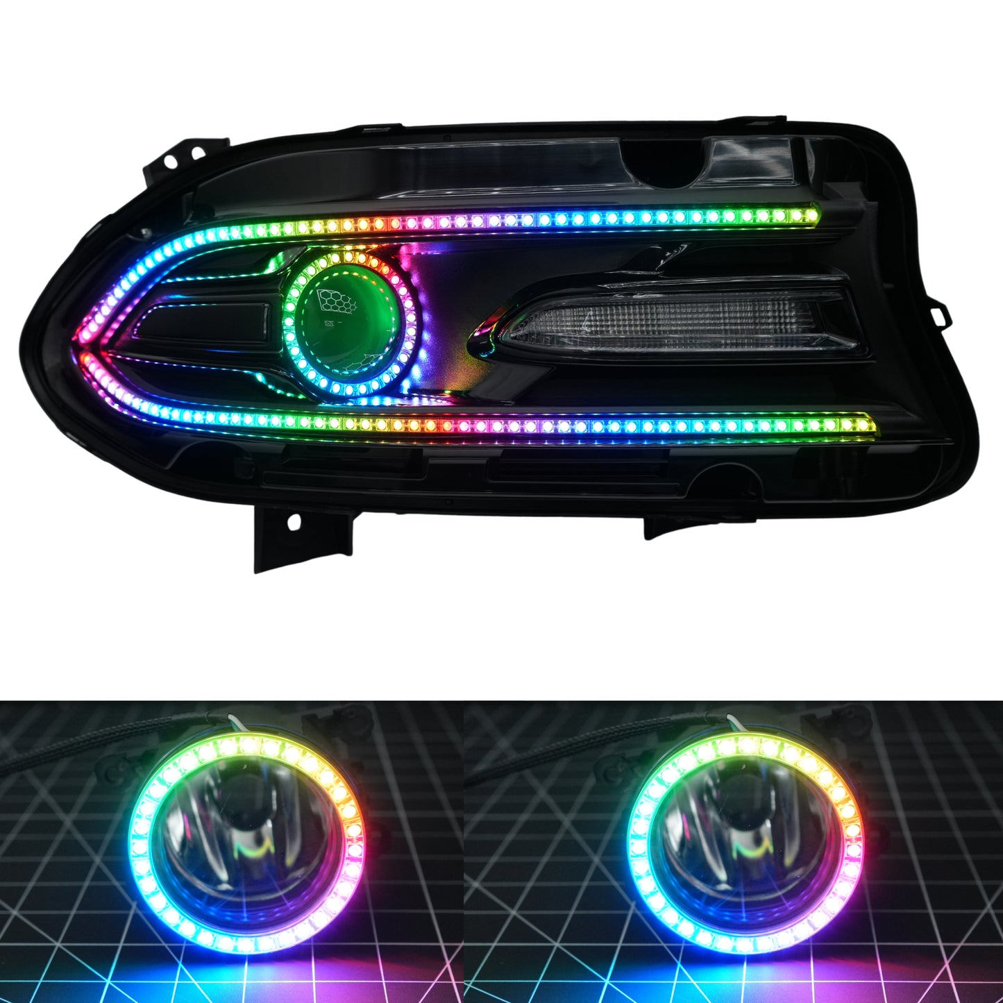 Stay LIT - Dodge Charger Flow Series DRL Boards (2015-2023)