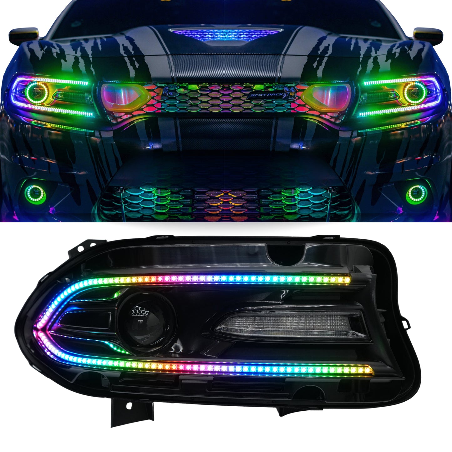 Stay LIT - Dodge Charger Flow Series DRL Boards (2015-2023)