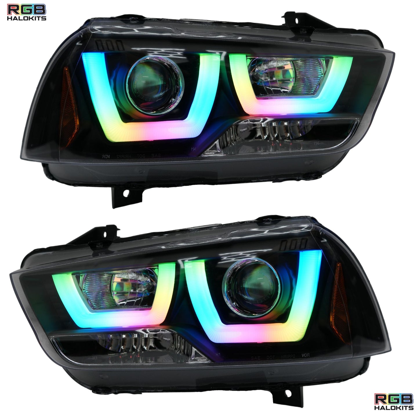 Stay LIT - Dodge Charger Flow Series DRL Boards (for 2011-2014 Spec-D Headlights)