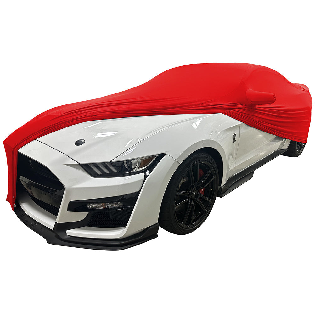 Ultraguard Plus Car Cover -  2005-2024 Ford Mustang Ultraguard Stretch Satin Indoor Car Cover - Red