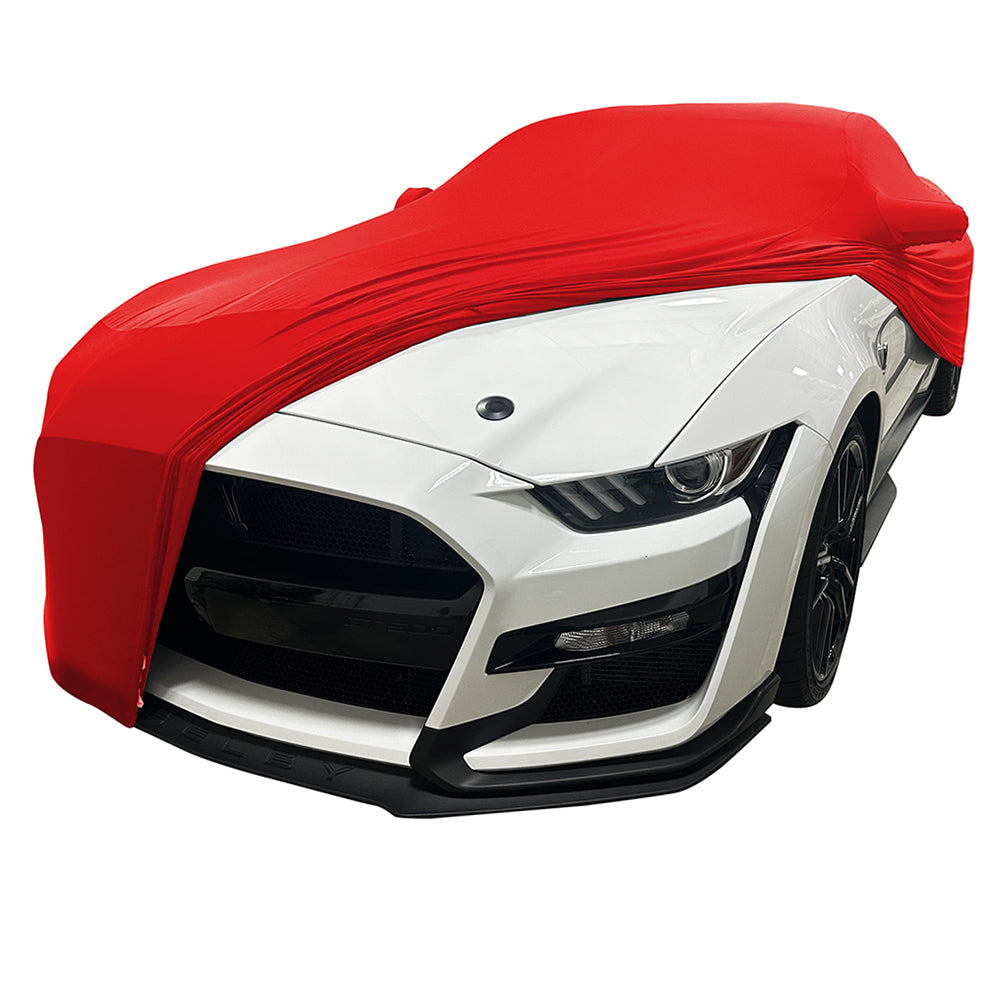 Ultraguard Plus Car Cover -  2005-2024 Ford Mustang Ultraguard Stretch Satin Indoor Car Cover - Red
