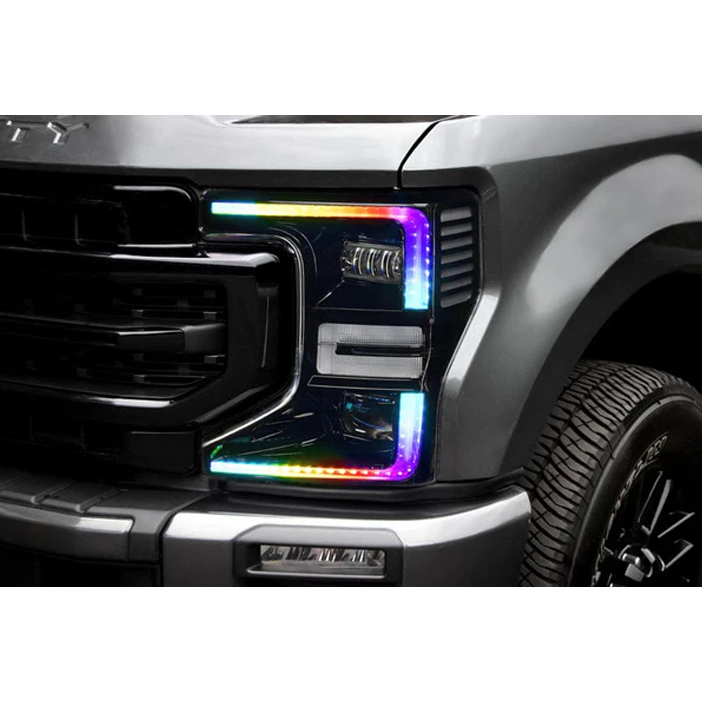 Stay LIT - Ford F-250/350 Super Duty Multicolor Flow DRL Boards (2020-2022)