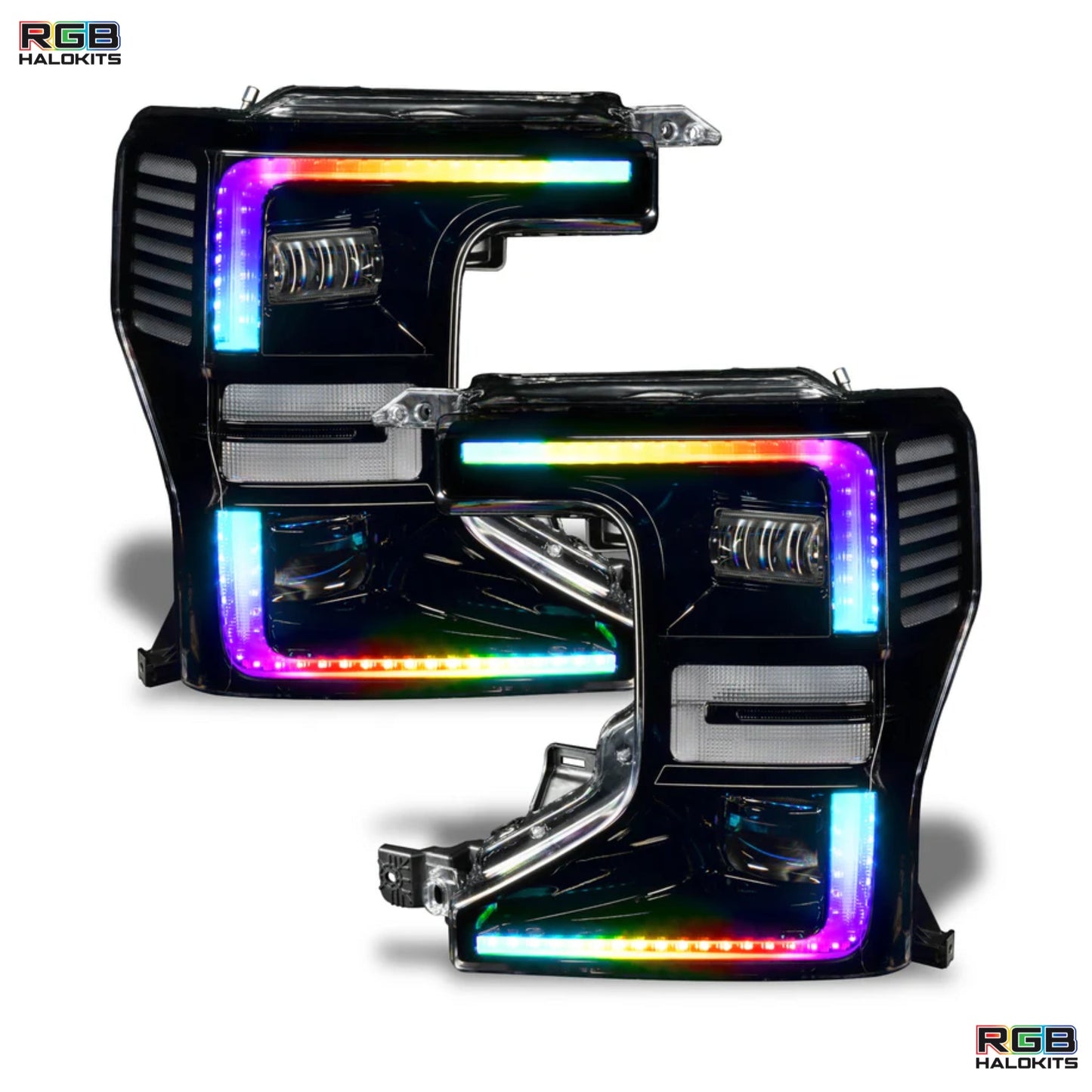 Stay LIT - Ford F-250/350 Super Duty Multicolor Flow DRL Boards (2020-2022)