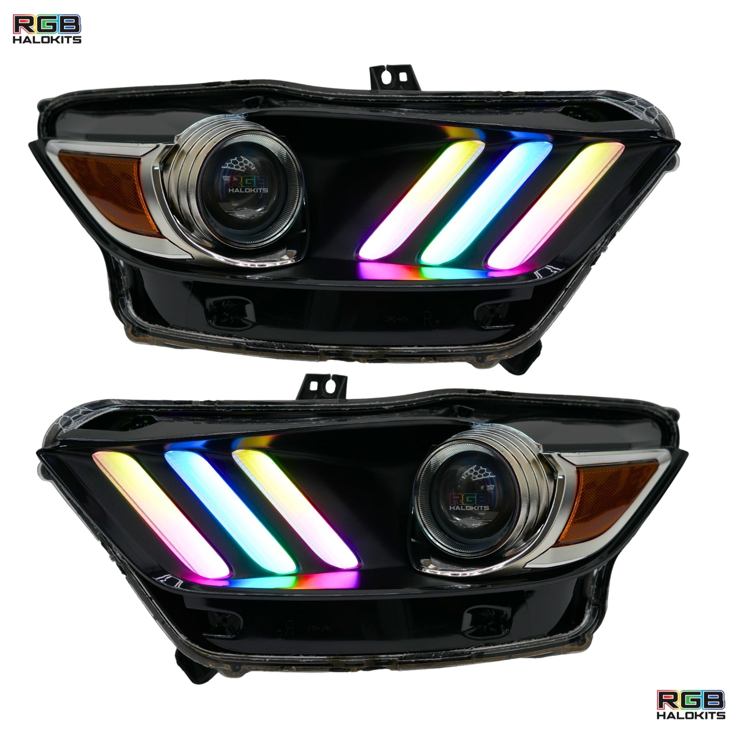 Stay LIT - Ford Mustang Multicolor Flow Series DRL Boards (2015-2017)