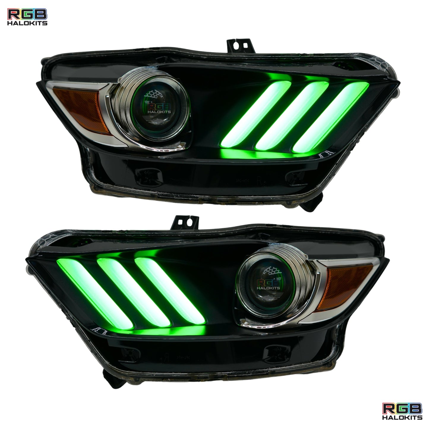 Stay LIT - Ford Mustang Multicolor Flow Series DRL Boards (2015-2017)