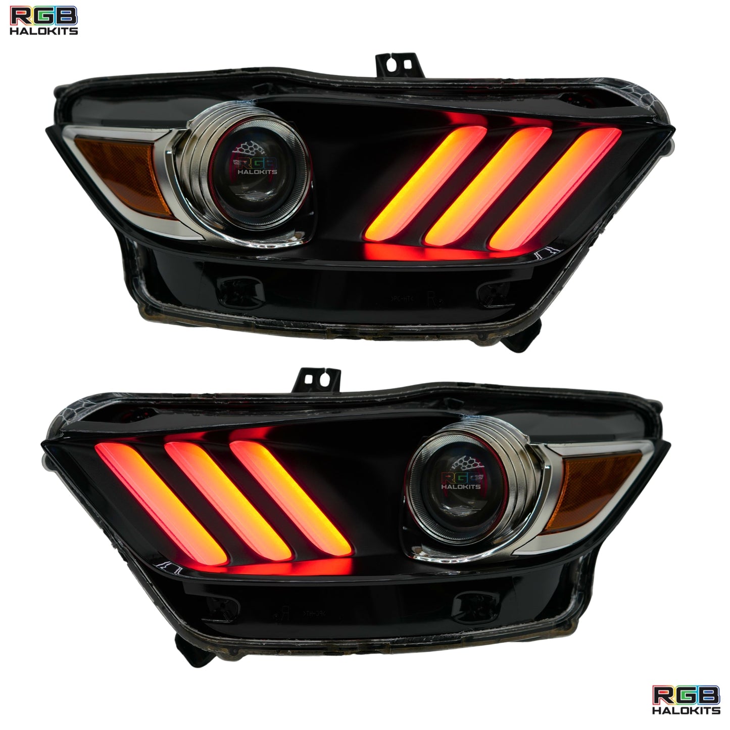 Stay LIT - Ford Mustang Multicolor Flow Series DRL Boards (2015-2017)