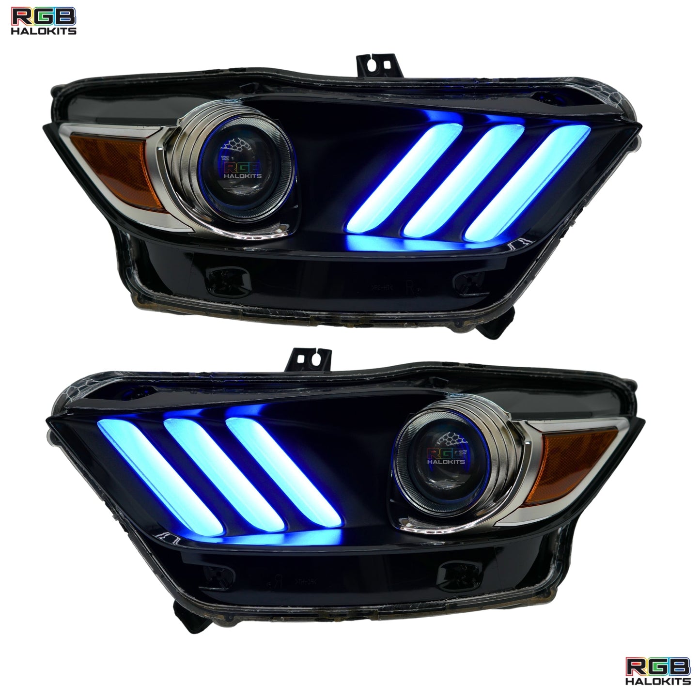 Stay LIT - Ford Mustang Multicolor Flow Series DRL Boards (2015-2017)
