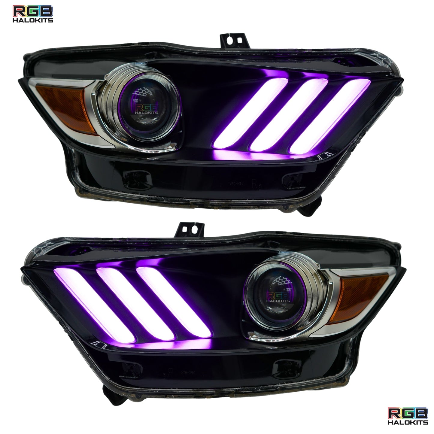 Stay LIT - Ford Mustang Multicolor Flow Series DRL Boards (2015-2017)
