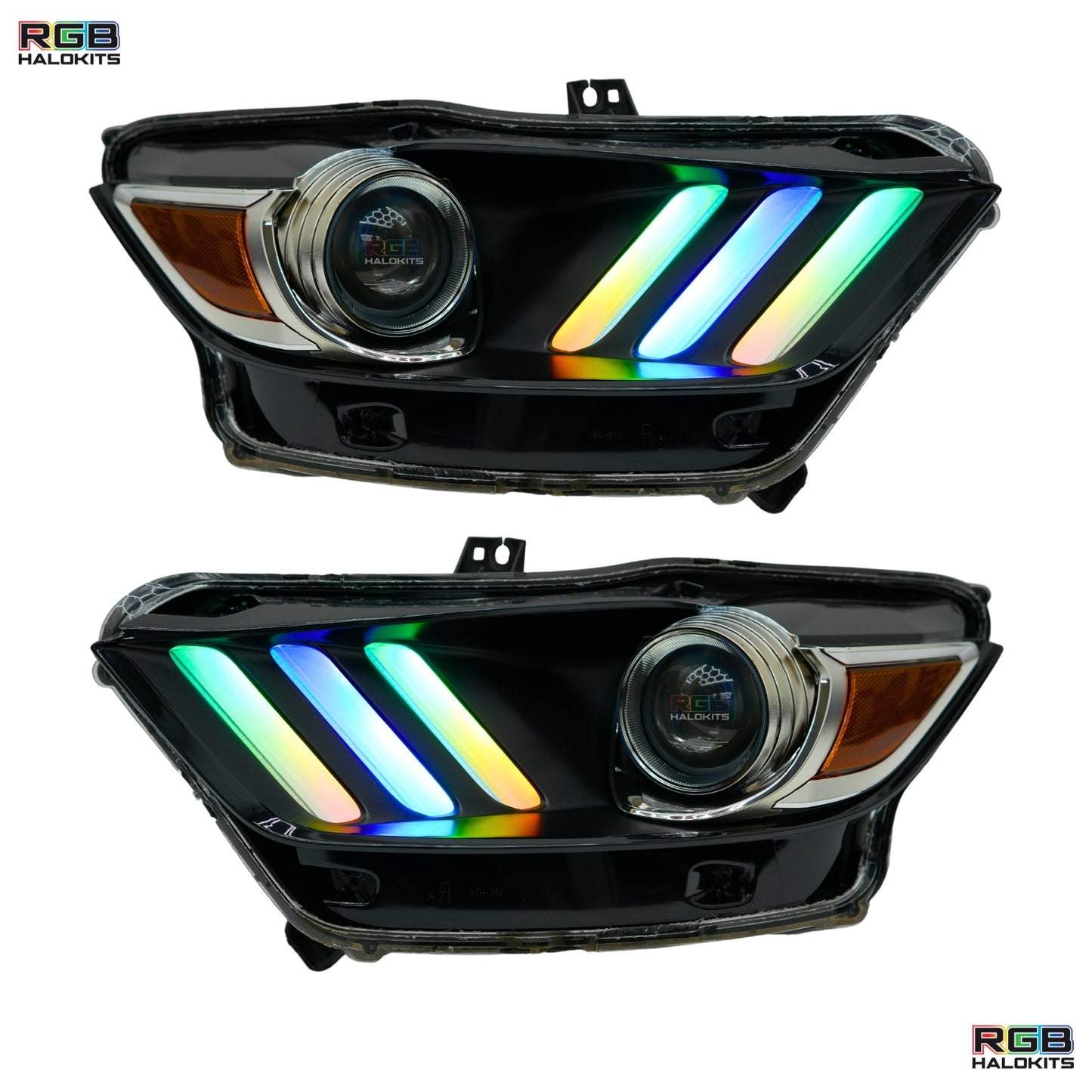 Stay LIT - Ford Mustang Multicolor Flow Series DRL Boards (2015-2017)