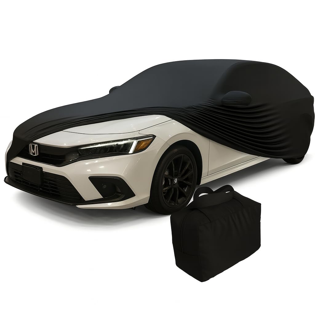 Ultraguard Plus Car Cover -  2010-2026 Honda Civic Sedan Ultraguard Stretch Satin Indoor Car Cover - Black