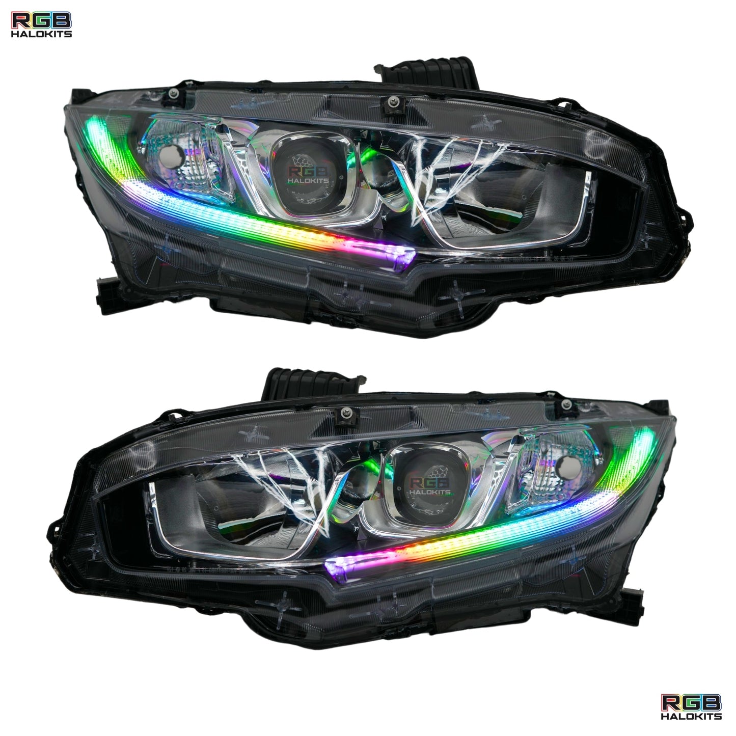 Stay LIT - Honda Civic Multicolor Flow Series DRL Boards (2016-2021)
