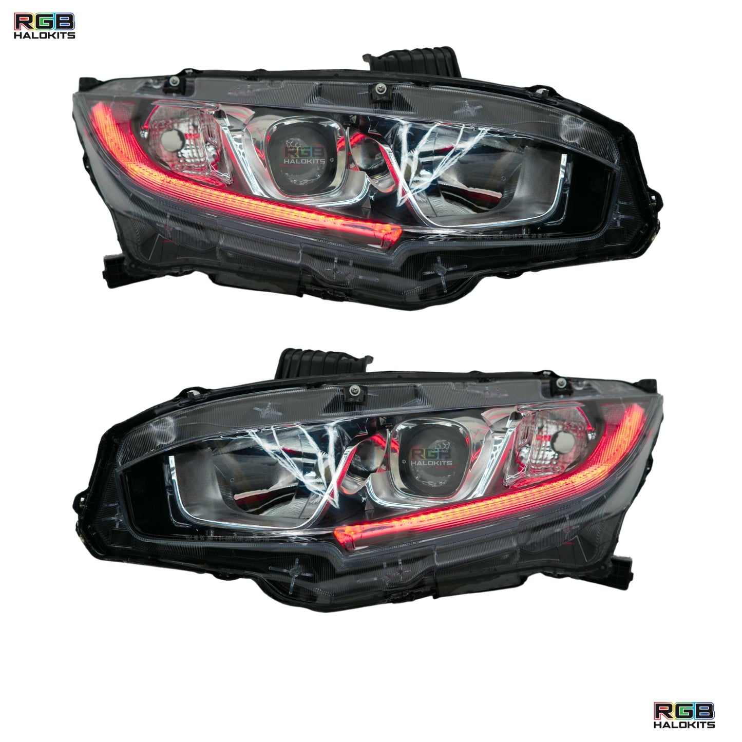Stay LIT - Honda Civic Multicolor Flow Series DRL Boards (2016-2021)