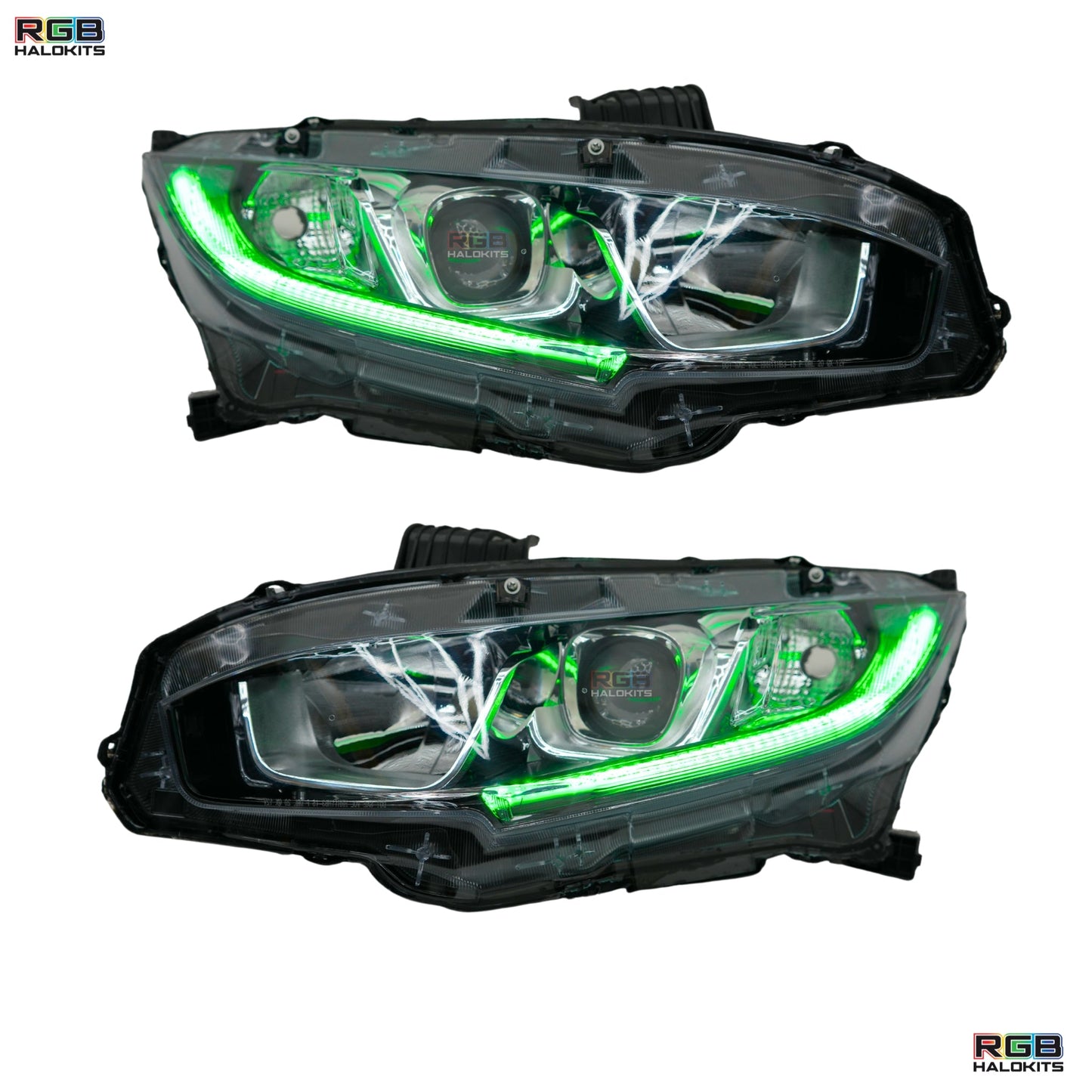 Stay LIT - Honda Civic Multicolor Flow Series DRL Boards (2016-2021)