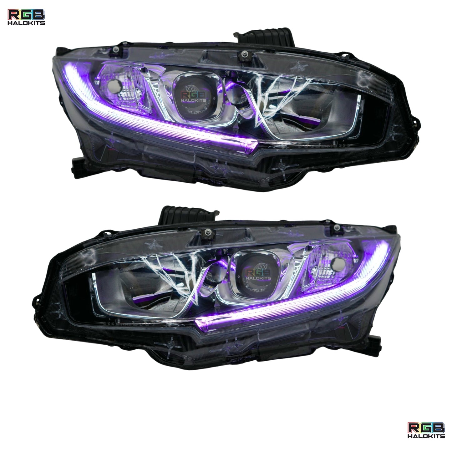 Stay LIT - Honda Civic Multicolor Flow Series DRL Boards (2016-2021)