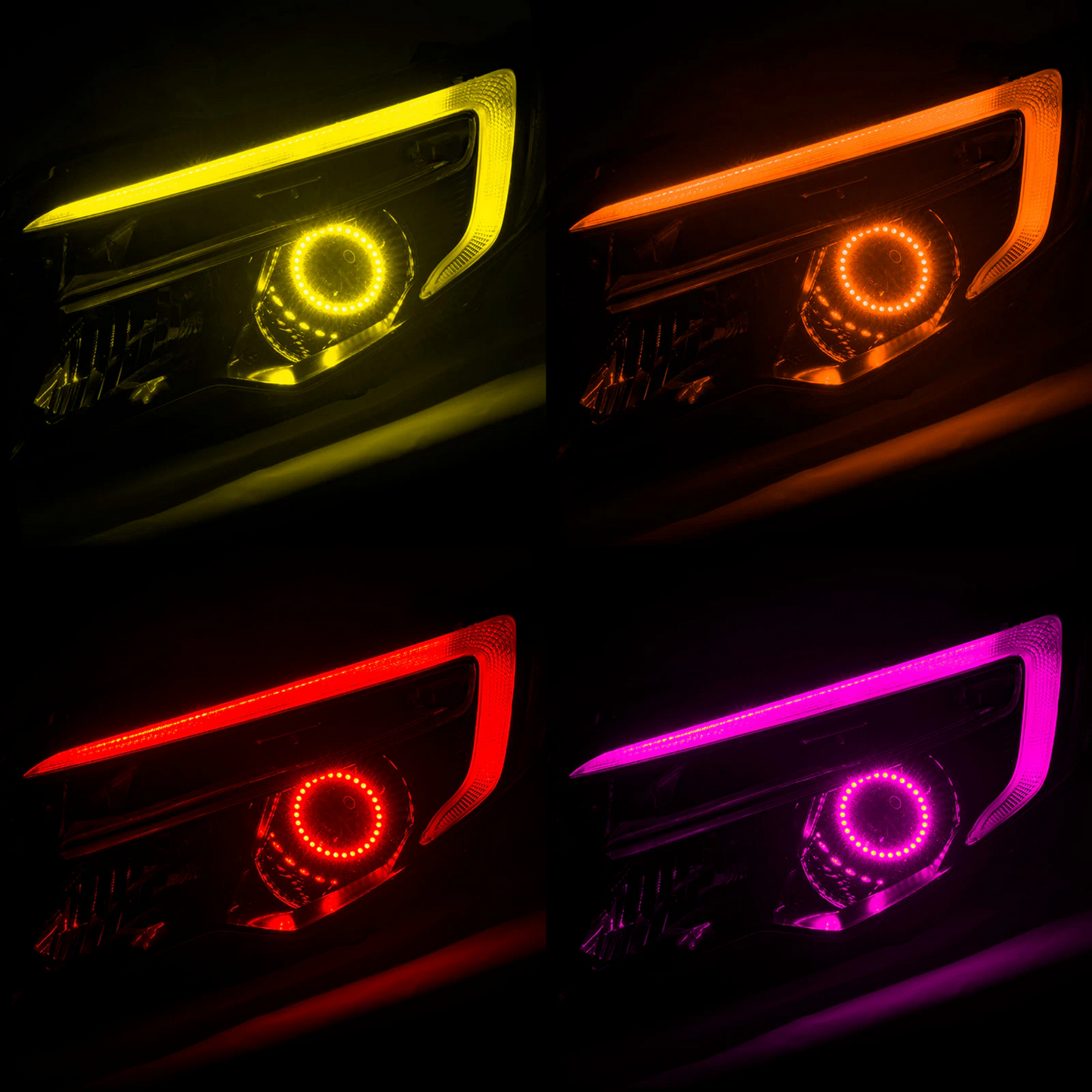 Stay LIT - Honda Ridgeline RGBW DRL Boards w/ Halos (2016-2018)