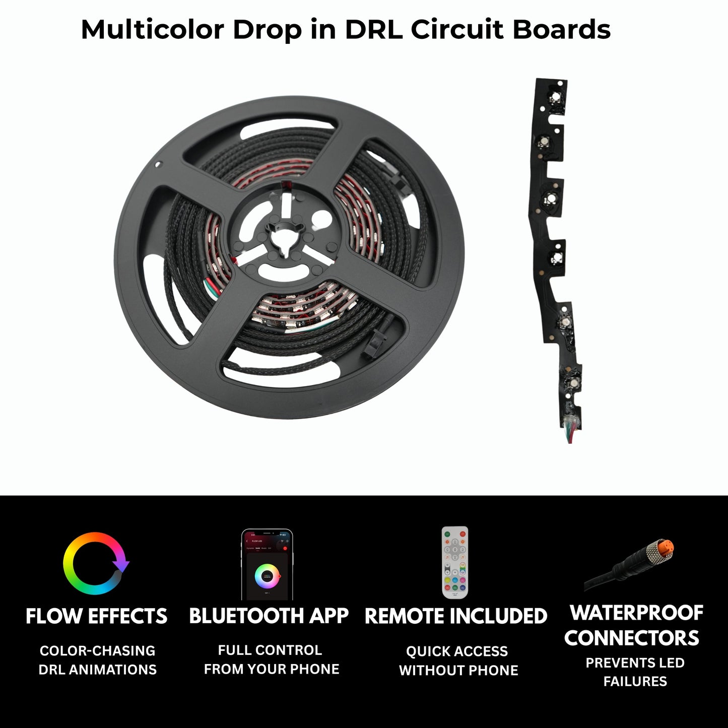 Stay LIT - Infiniti Q50 Multicolor Flow DRL Boards (2014-2024)