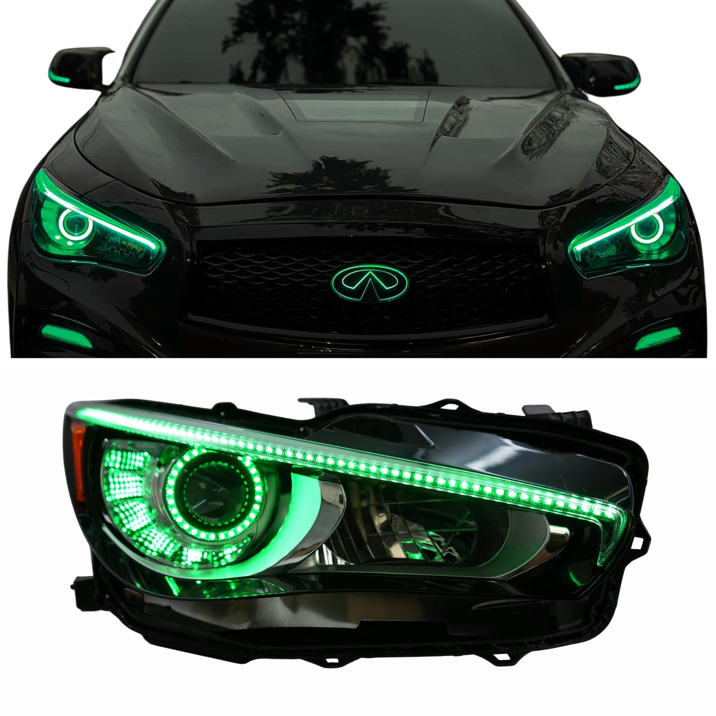 Stay LIT - Infiniti Q50 Multicolor Flow DRL Boards (2014-2024)