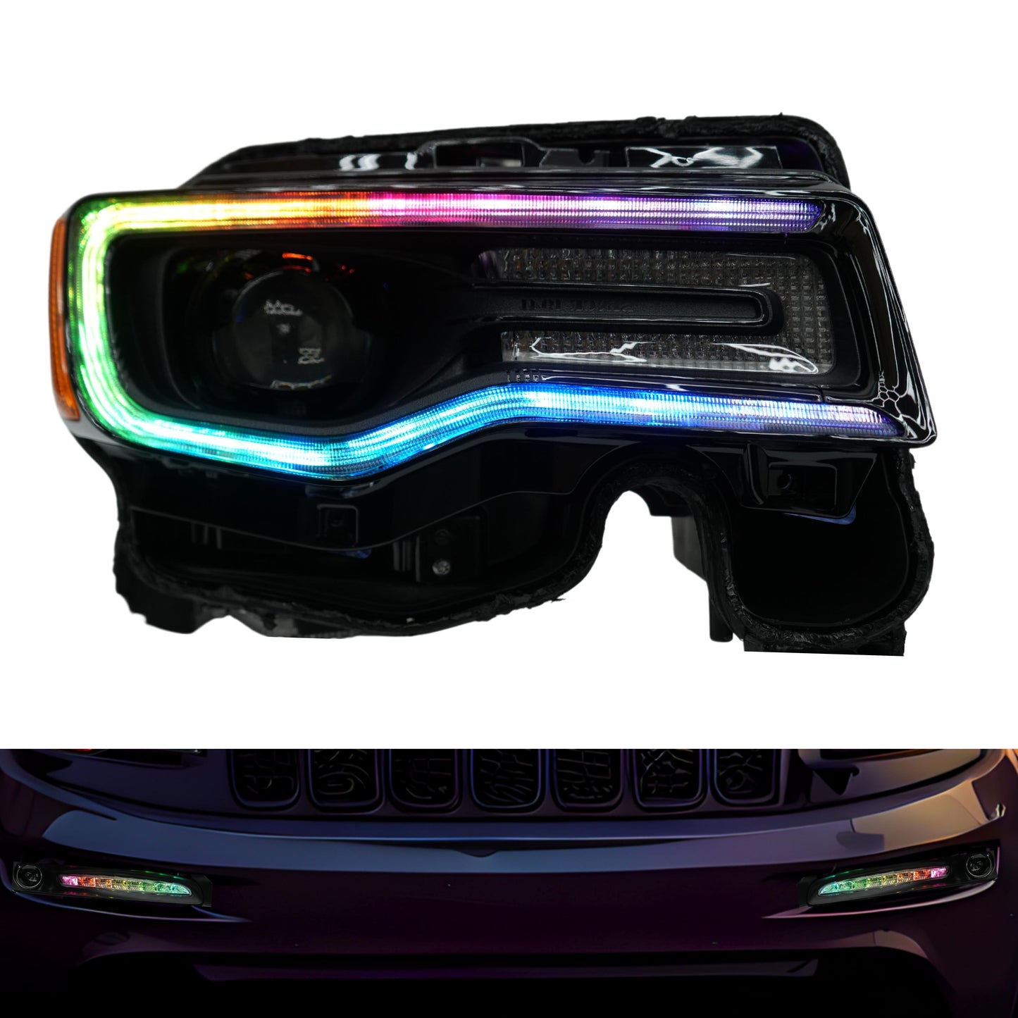 Stay LIT - Jeep Grand Cherokee Multicolor DRL Boards (2014-2021)