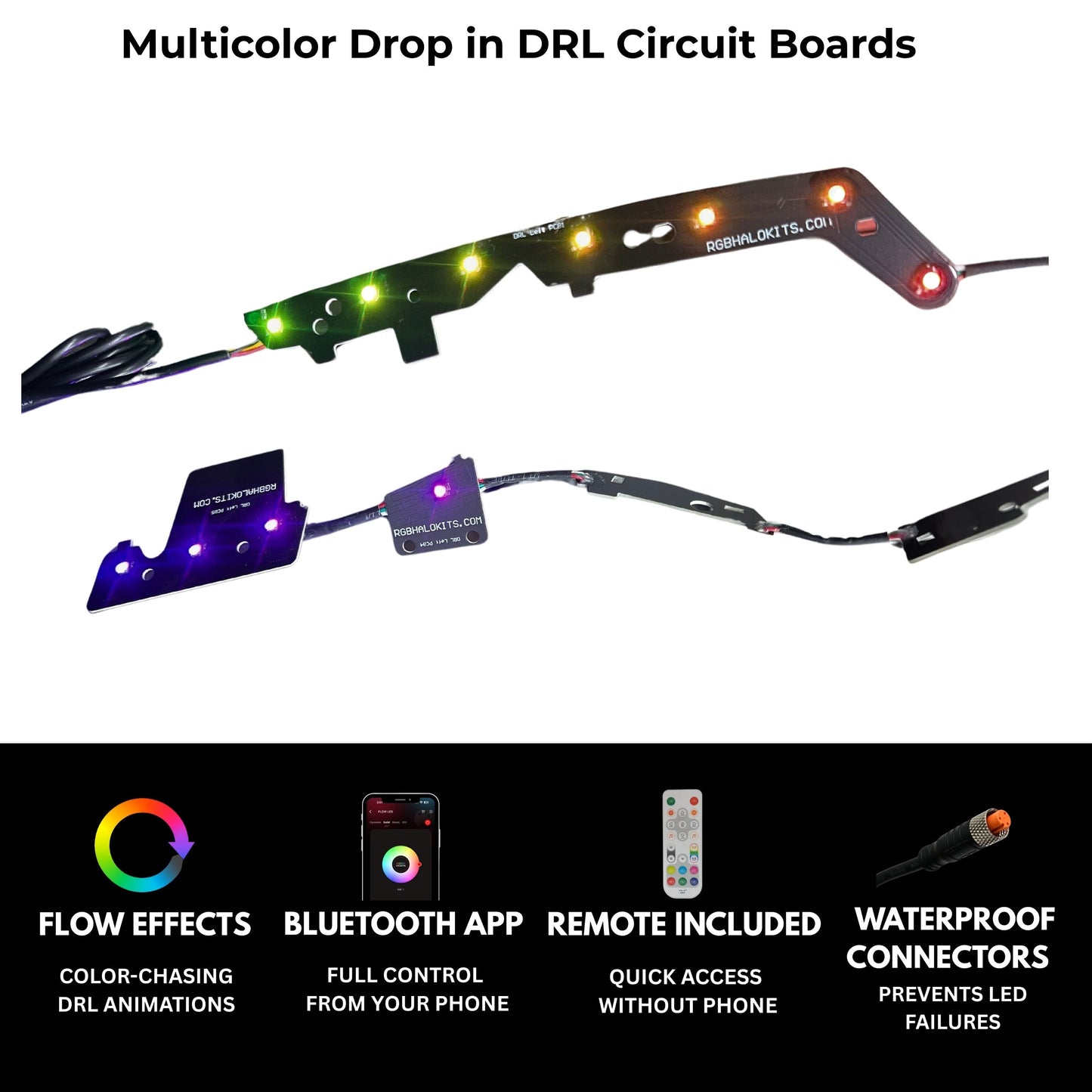 Stay LIT - Jeep Grand Cherokee Multicolor DRL Boards (2014-2021)