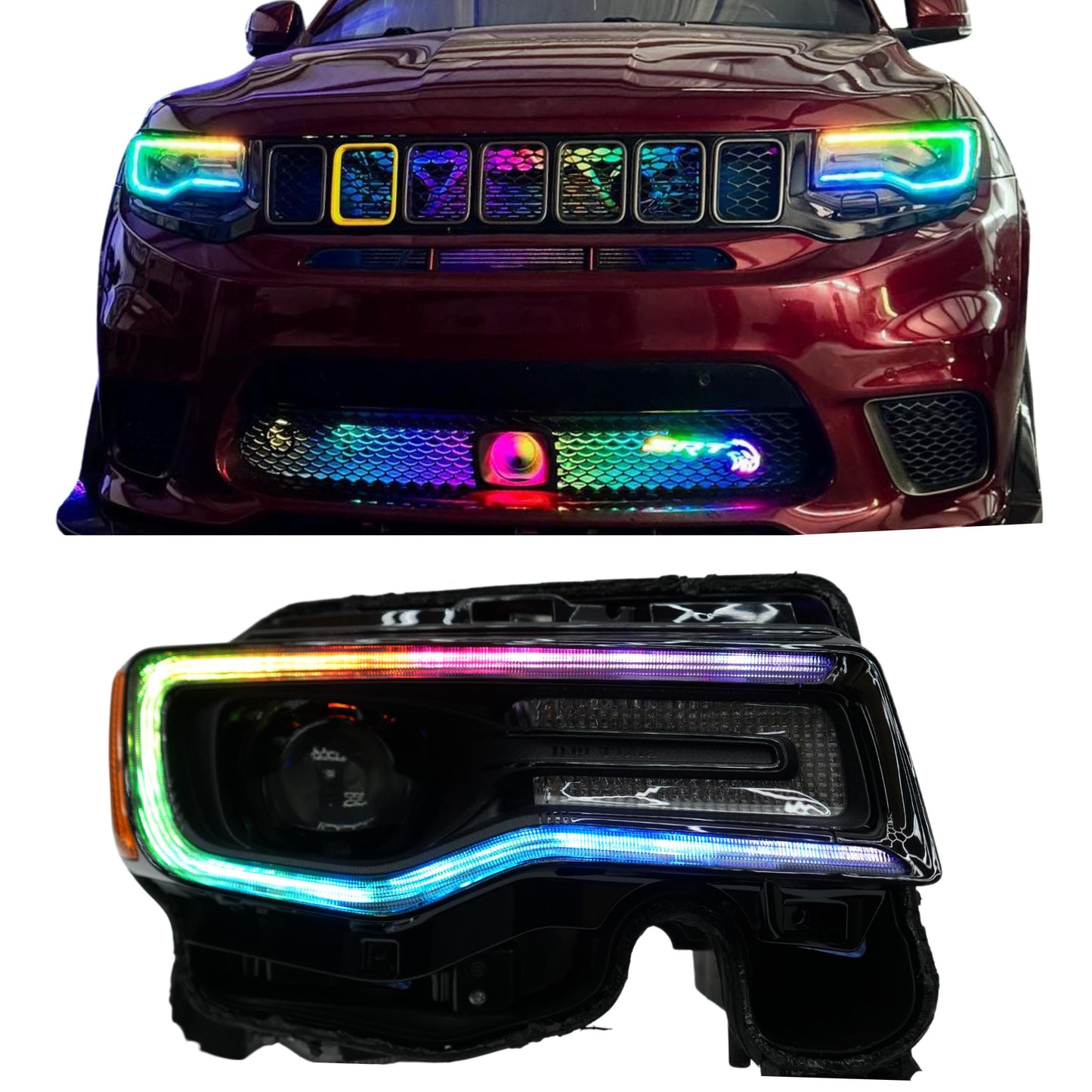 Stay LIT - Jeep Grand Cherokee Multicolor DRL Boards (2014-2021)
