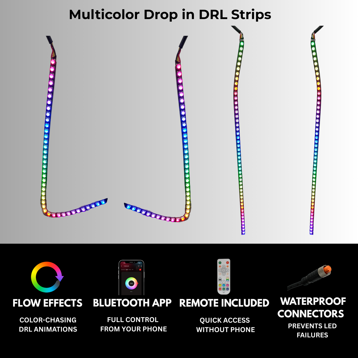 Stay LIT - Kia K5 Multicolor Flow DRL Boards (2021-2024)