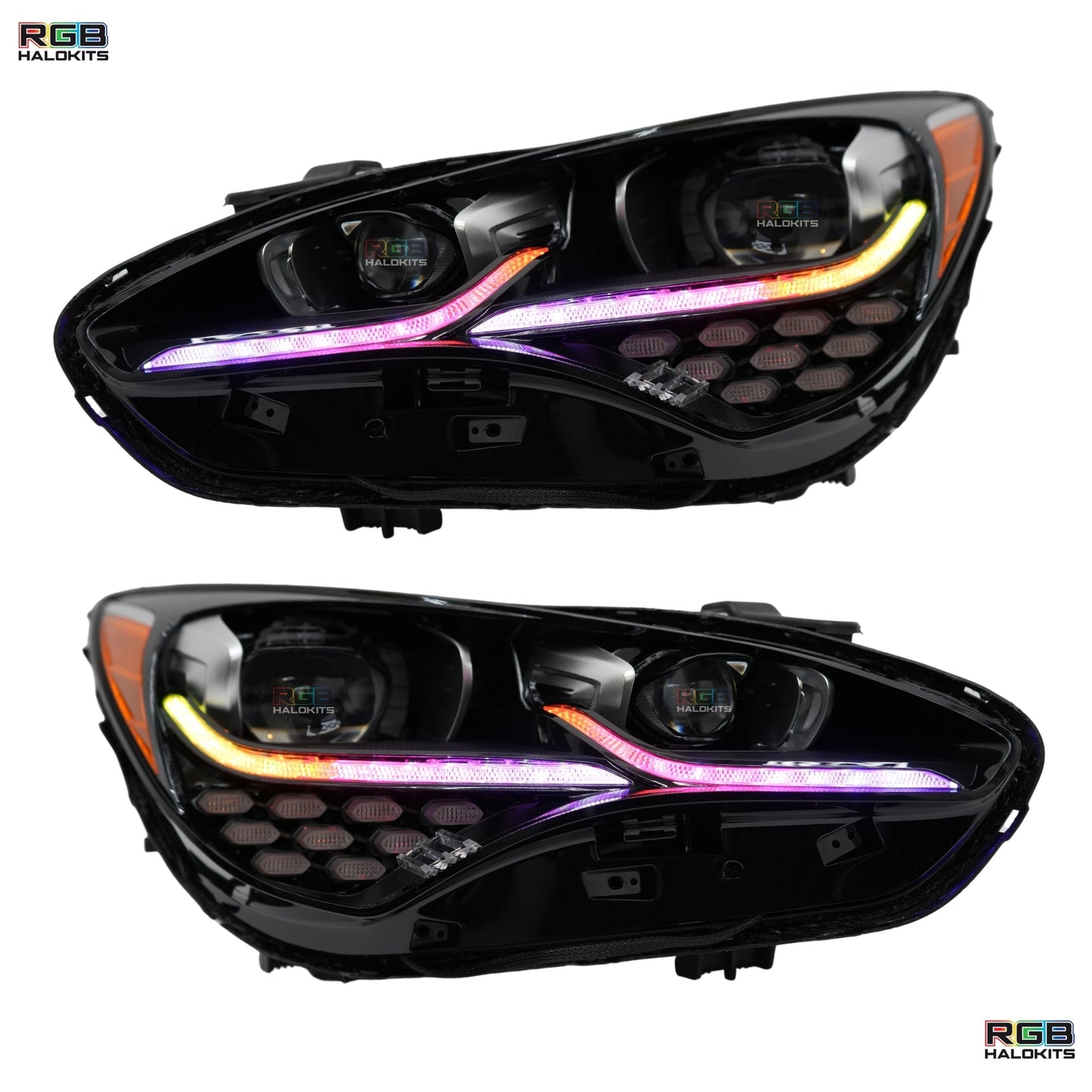 Stay LIT - Kia Stinger Multicolor Flow Series DRL Boards (2017-2022)